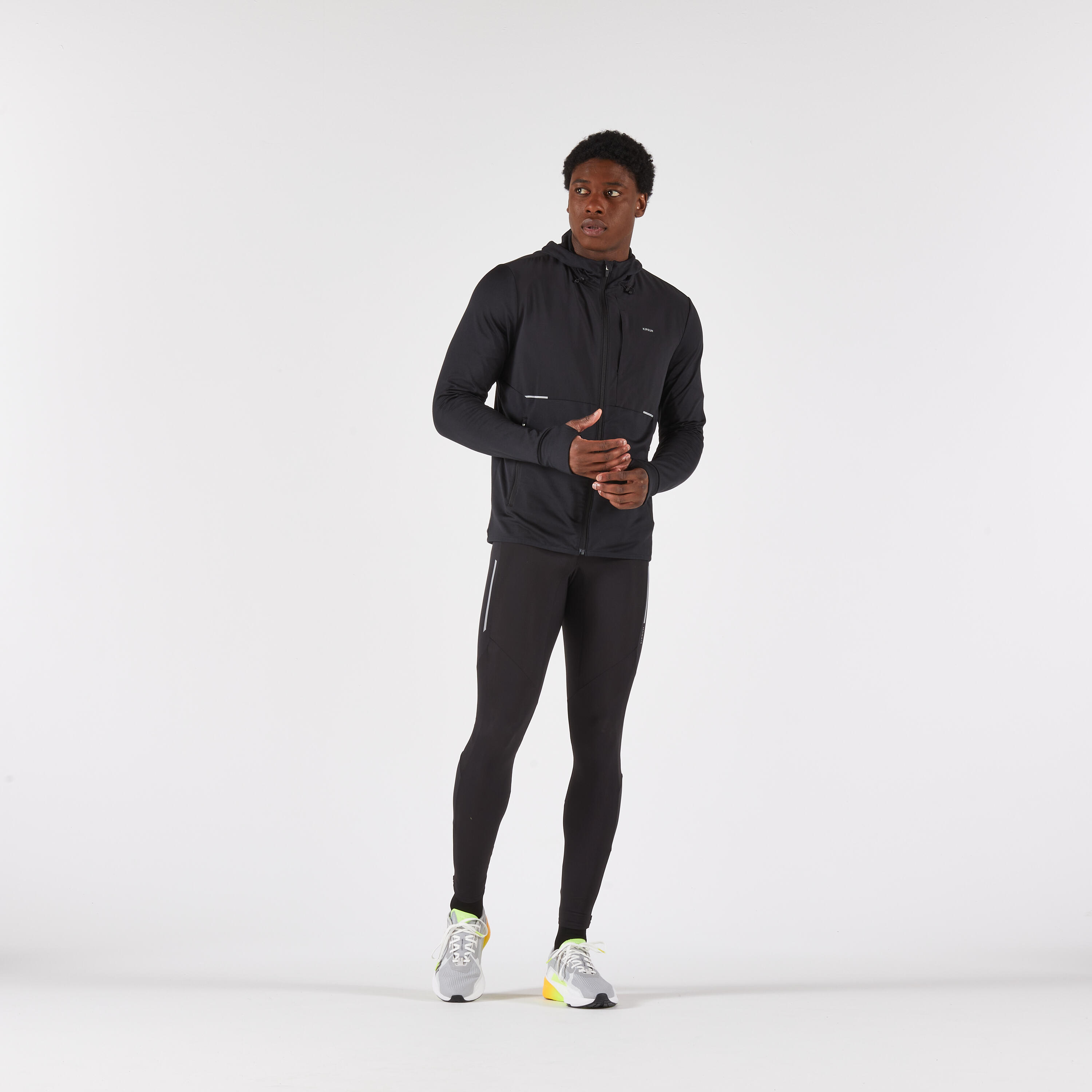 Veste de course chaude homme, Run 100 - KIPRUN