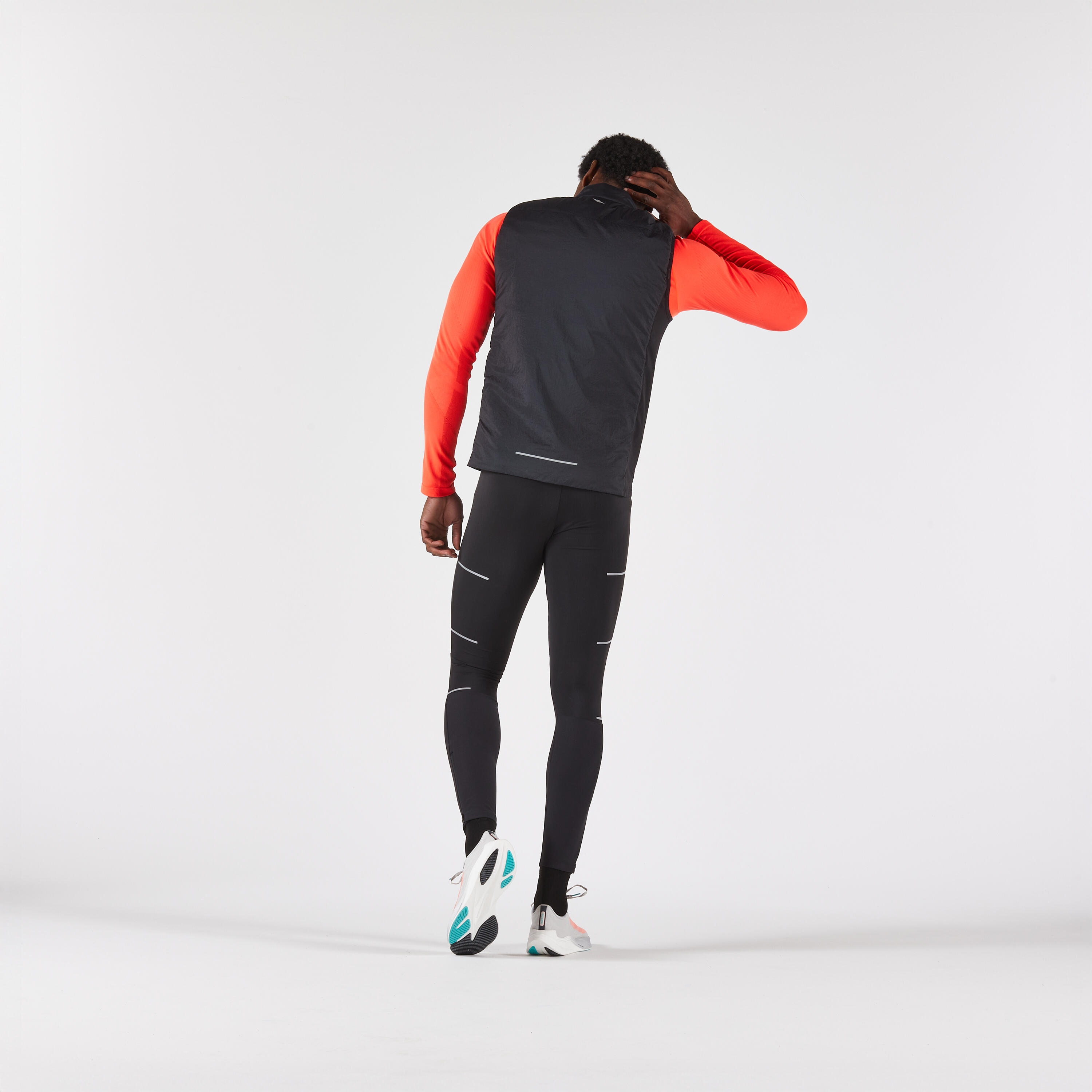 Veste sans manches de course chaude homme, Run 500 8/8