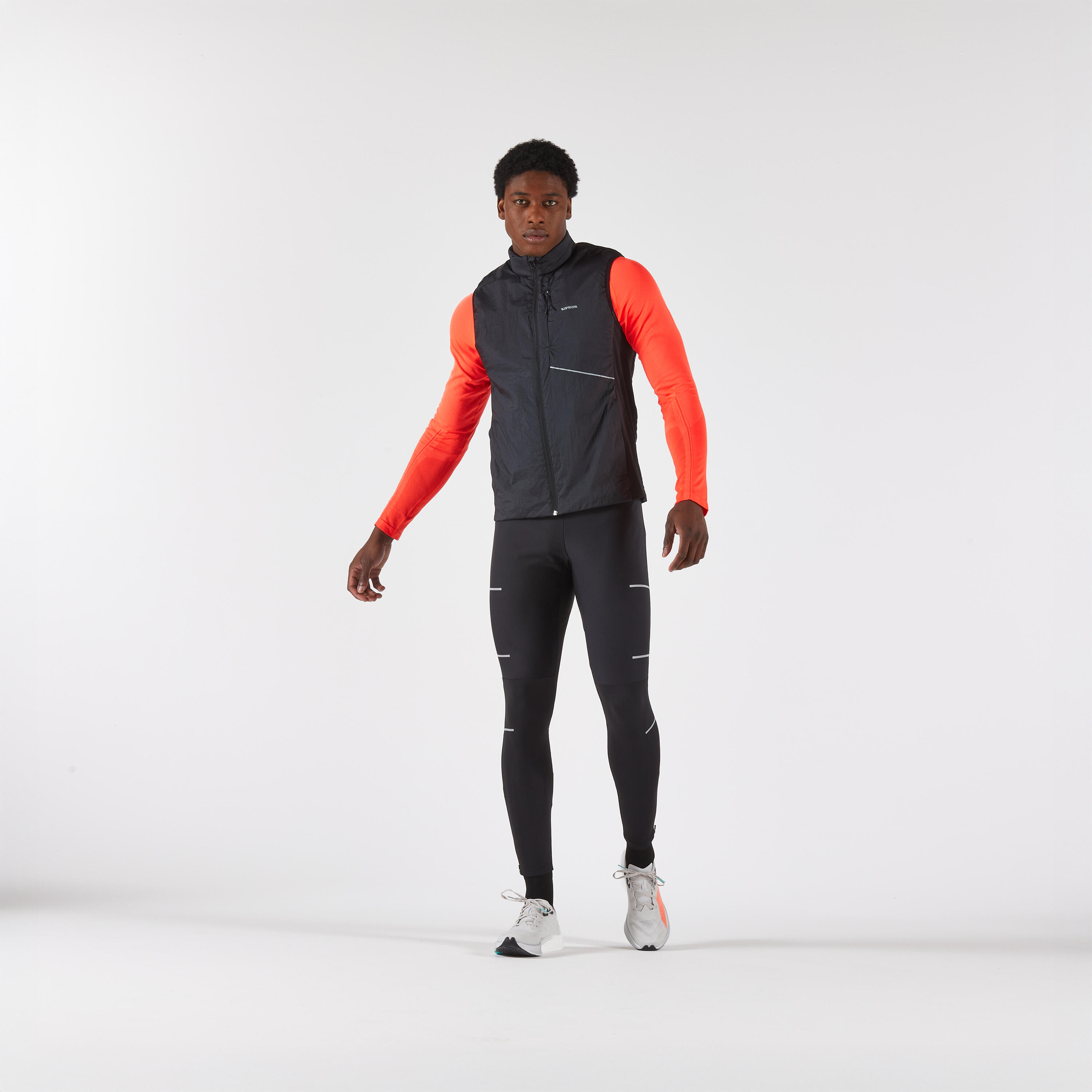 Veste sans manches de course chaude homme, Run 500 2/8