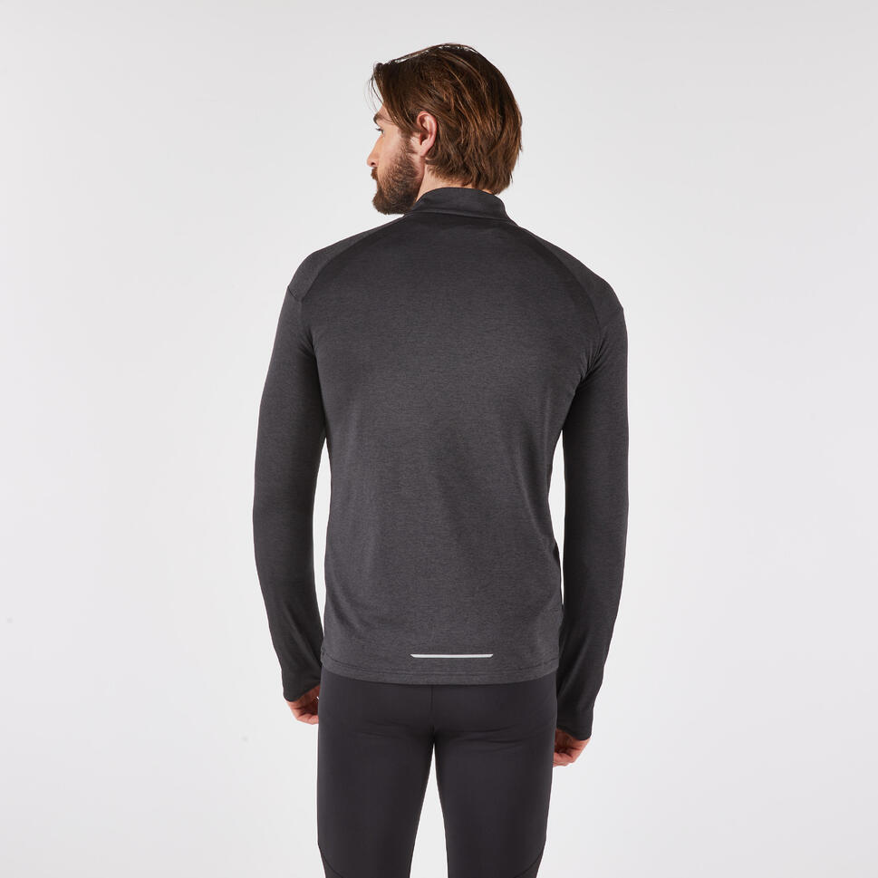Bluza do biegania męska Kiprun Run 100 Warm ocieplana
