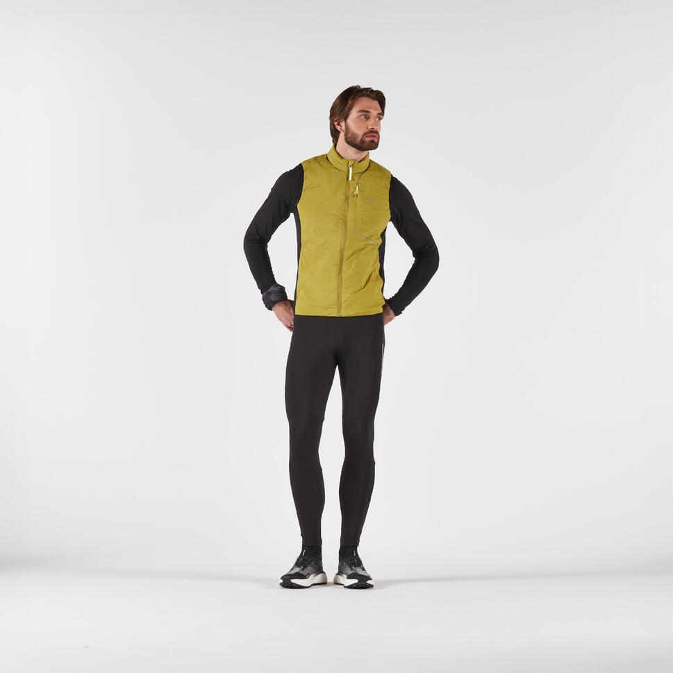 Kamizelka do biegania męska Kiprun 500 Warm ocieplana