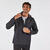 Veste imperméable run 100 homme noire
