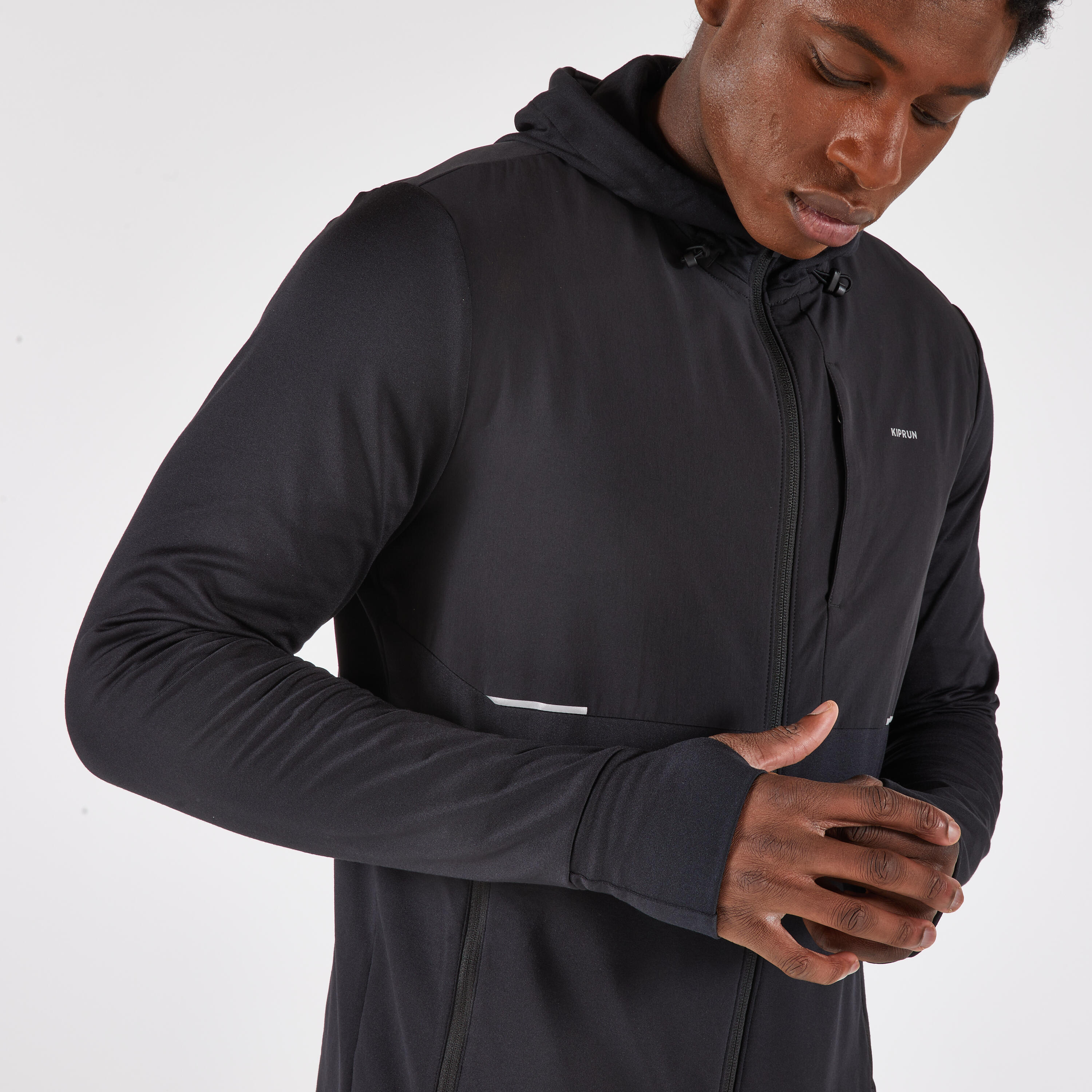 Veste de course chaude homme, Run 100 - KIPRUN