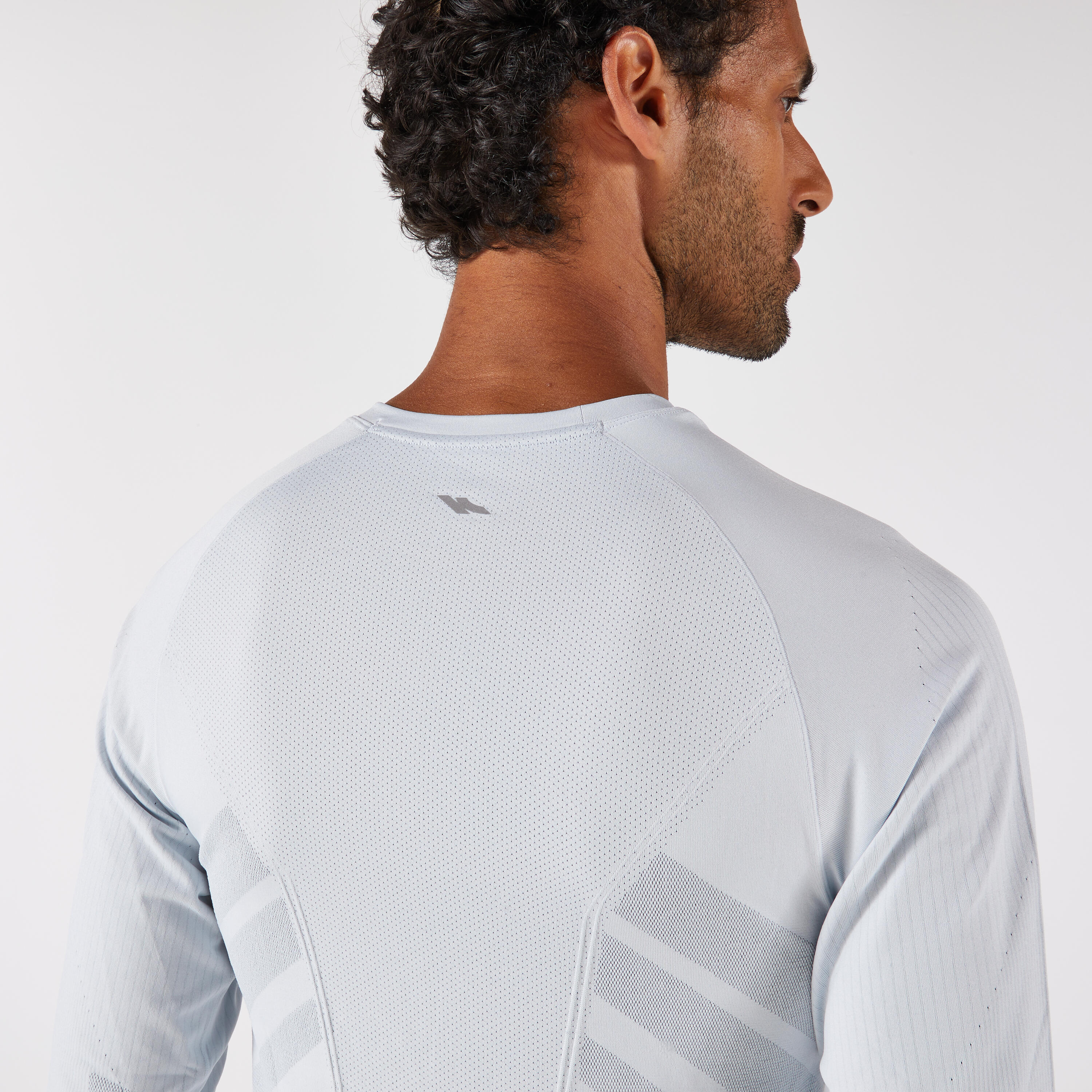 Men's Long-Sleeved Seamless Running T-Shirt, Run 500 4/6