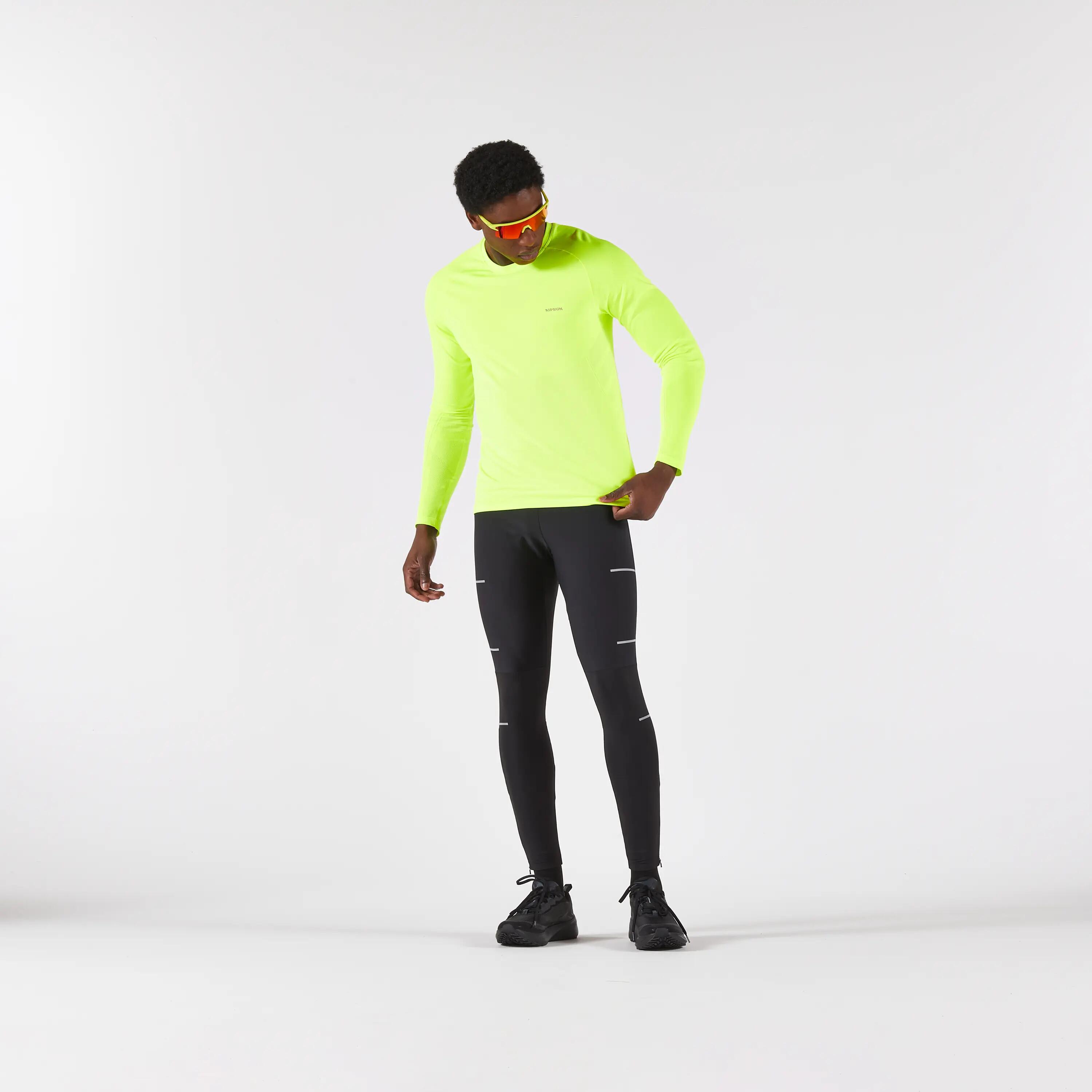 Scarpe running uomo KIPCORE WR idrorepellenti nere 7/20