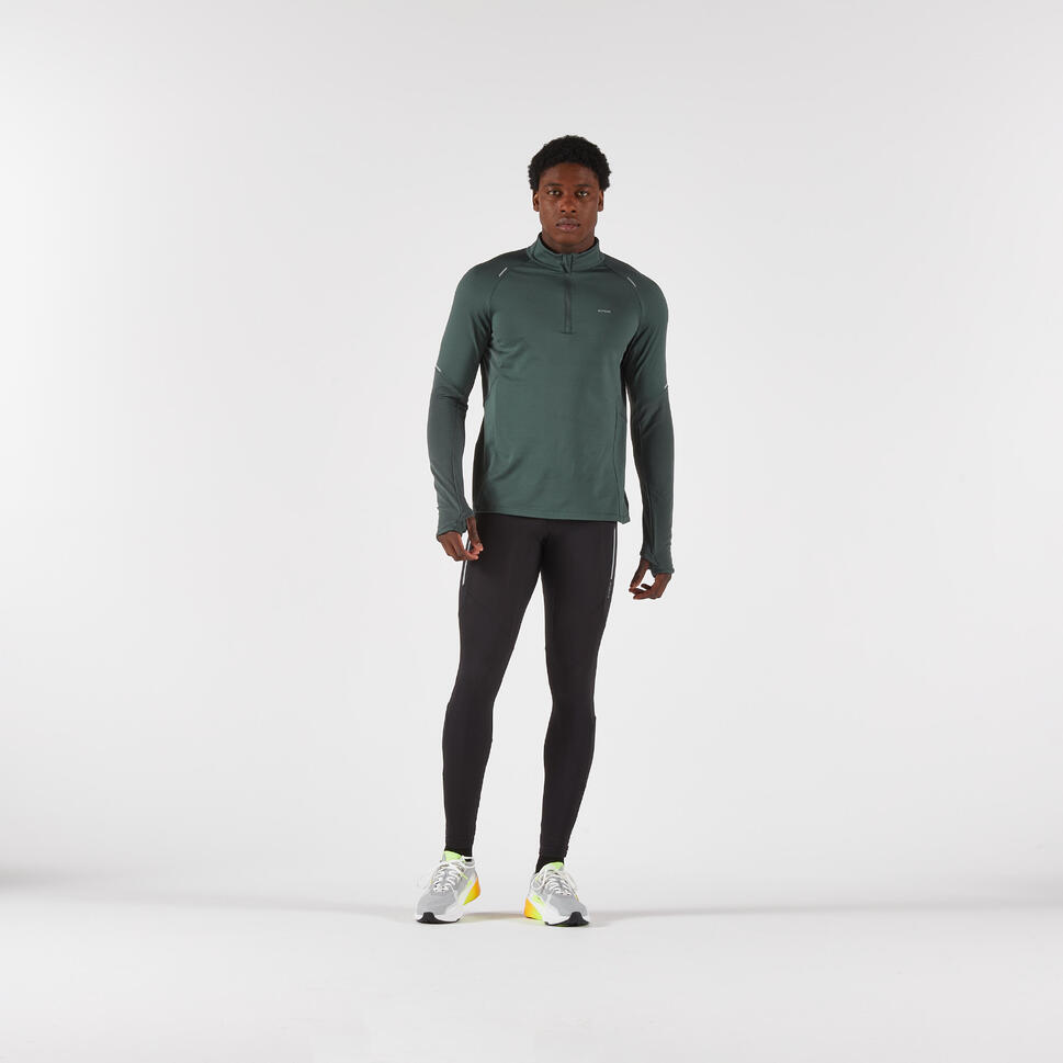 Bluza do biegania męska Kiprun Run 500 Warm ocieplana