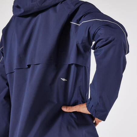 Куртка чоловіча KIPRUN Run 500 для бігу водонепроникна синя