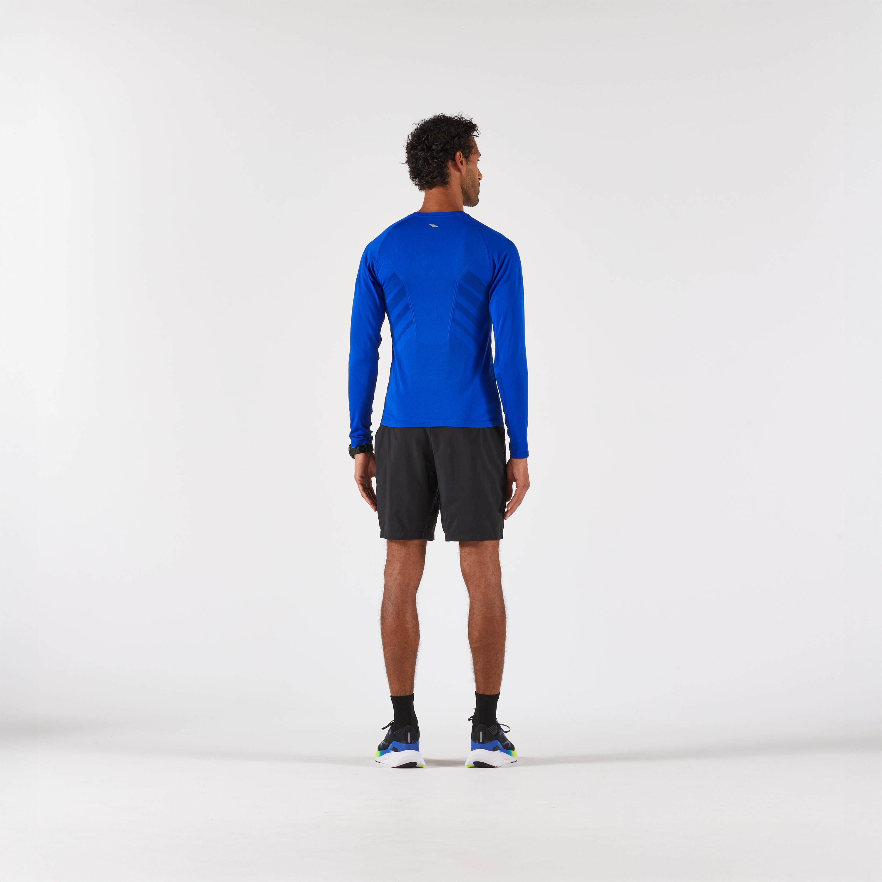 Laufshirt langarm Herren nahtlos Herren - Kiprun Run 500 indigoblau 8/8