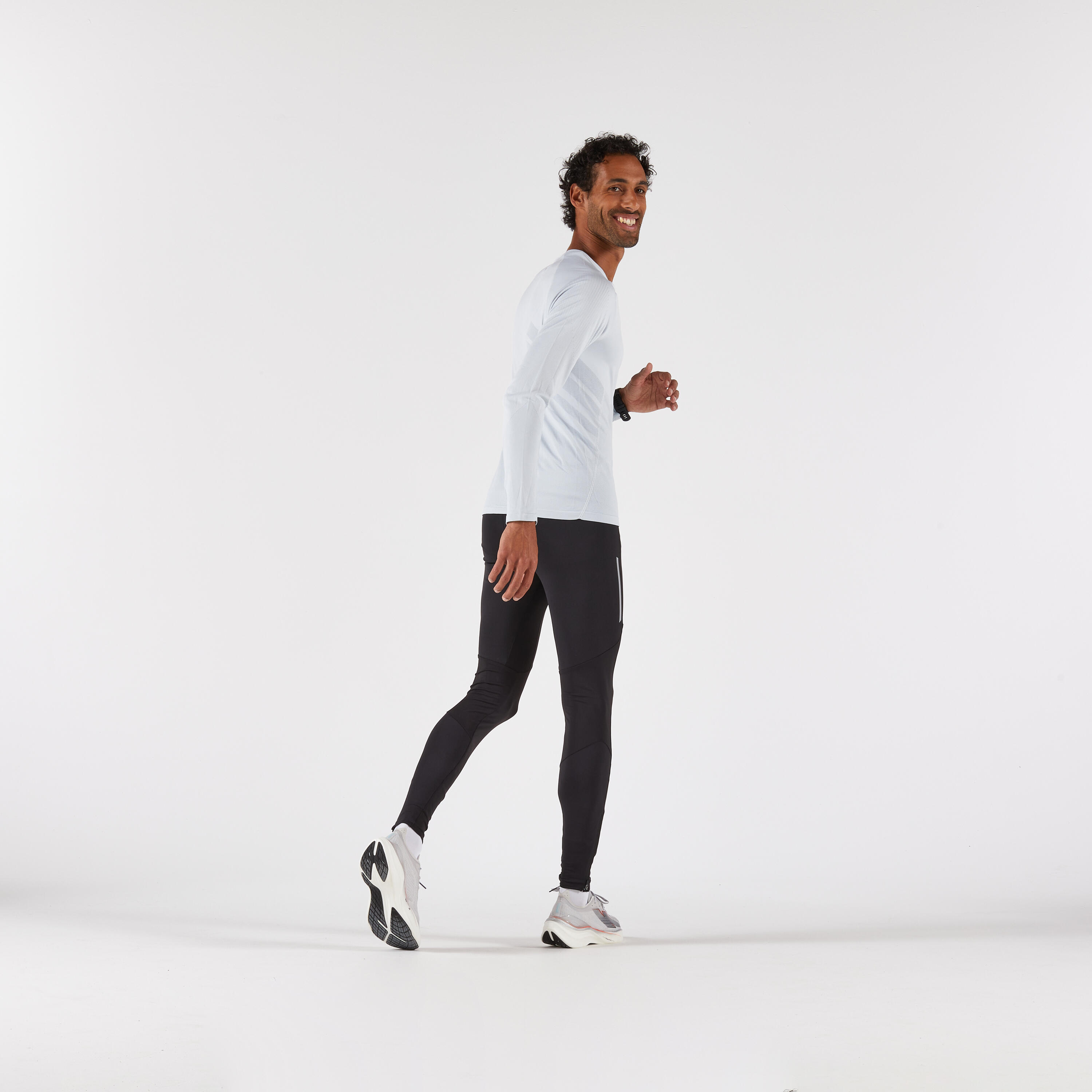 Men's Long-Sleeved Seamless Running T-Shirt, Run 500 6/6