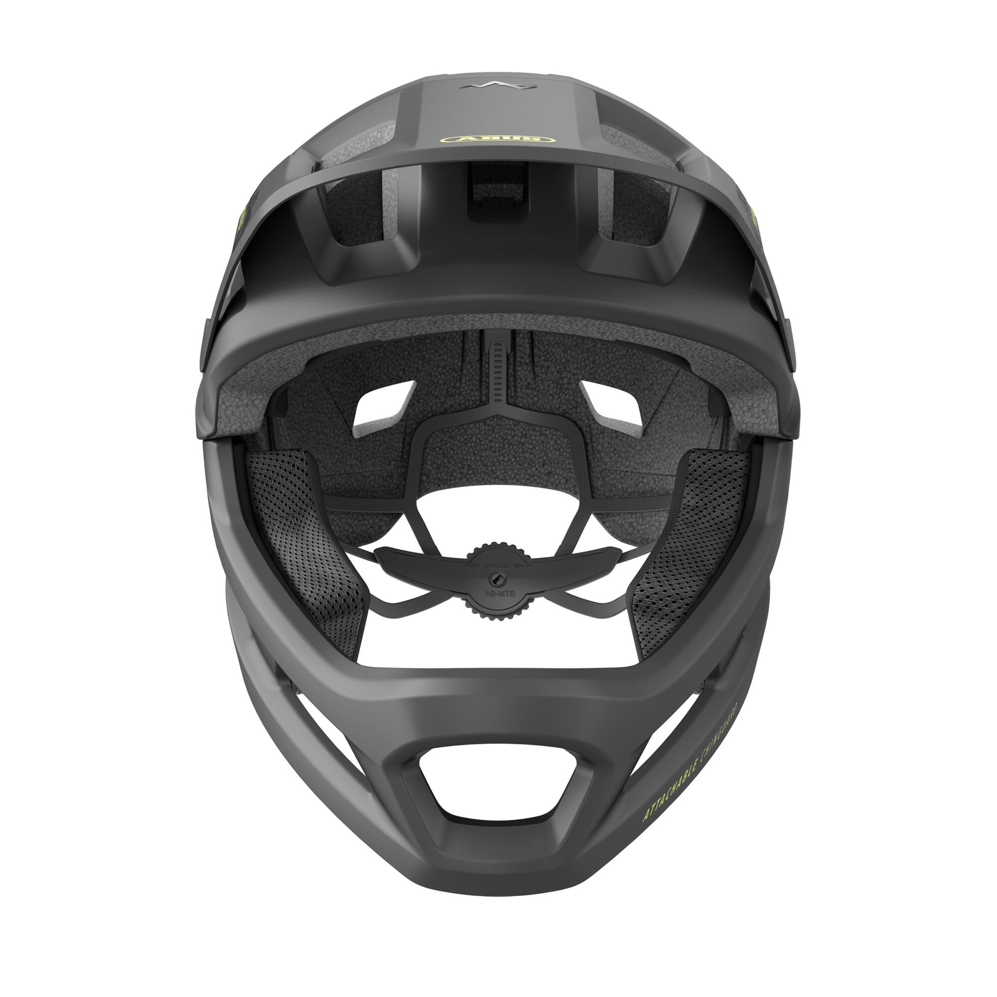 Fahrradhelm MTB Youdrop FF Kinder shiny black 2/4