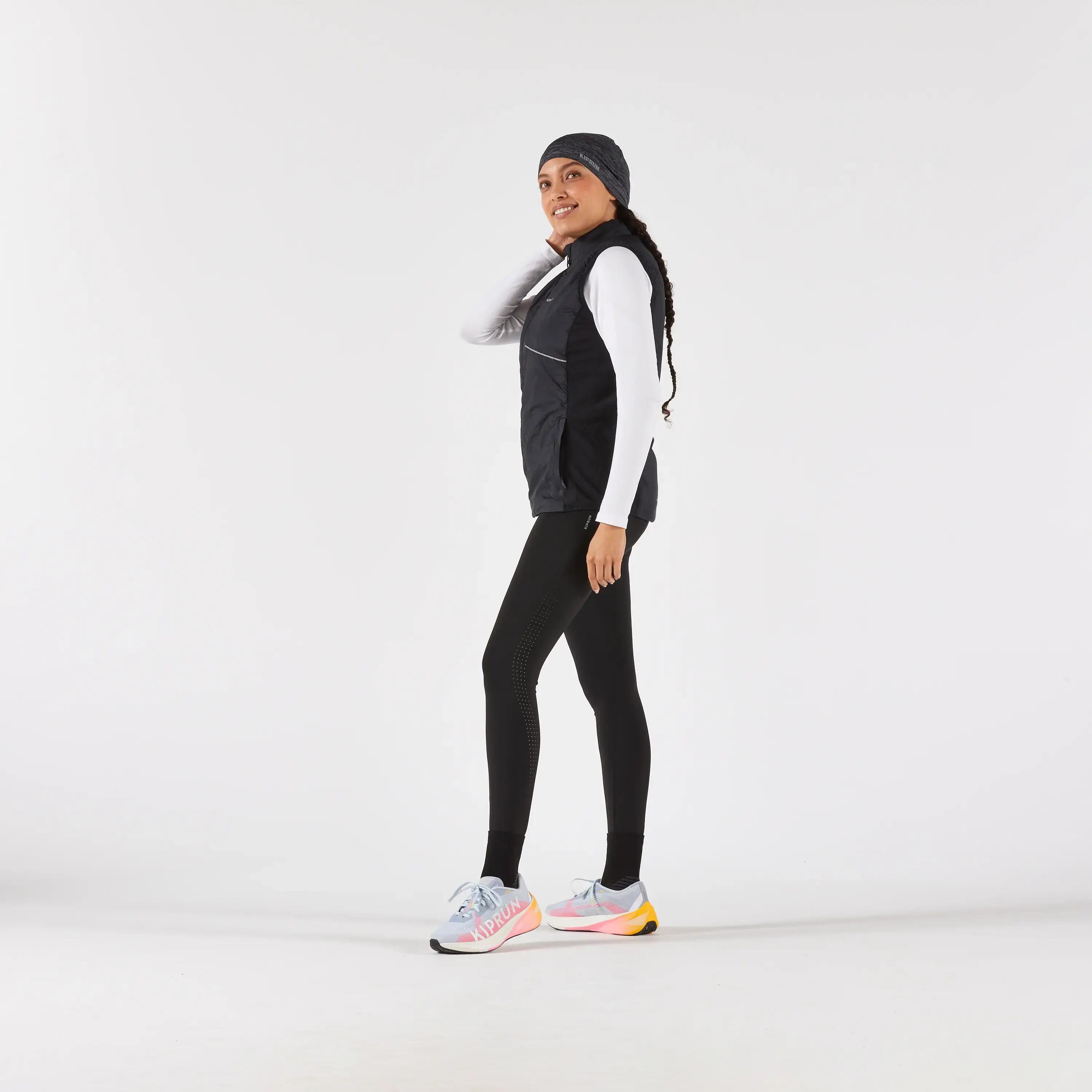 Kiprun Adult Seamless Running Hat - Mottled Grey -  2