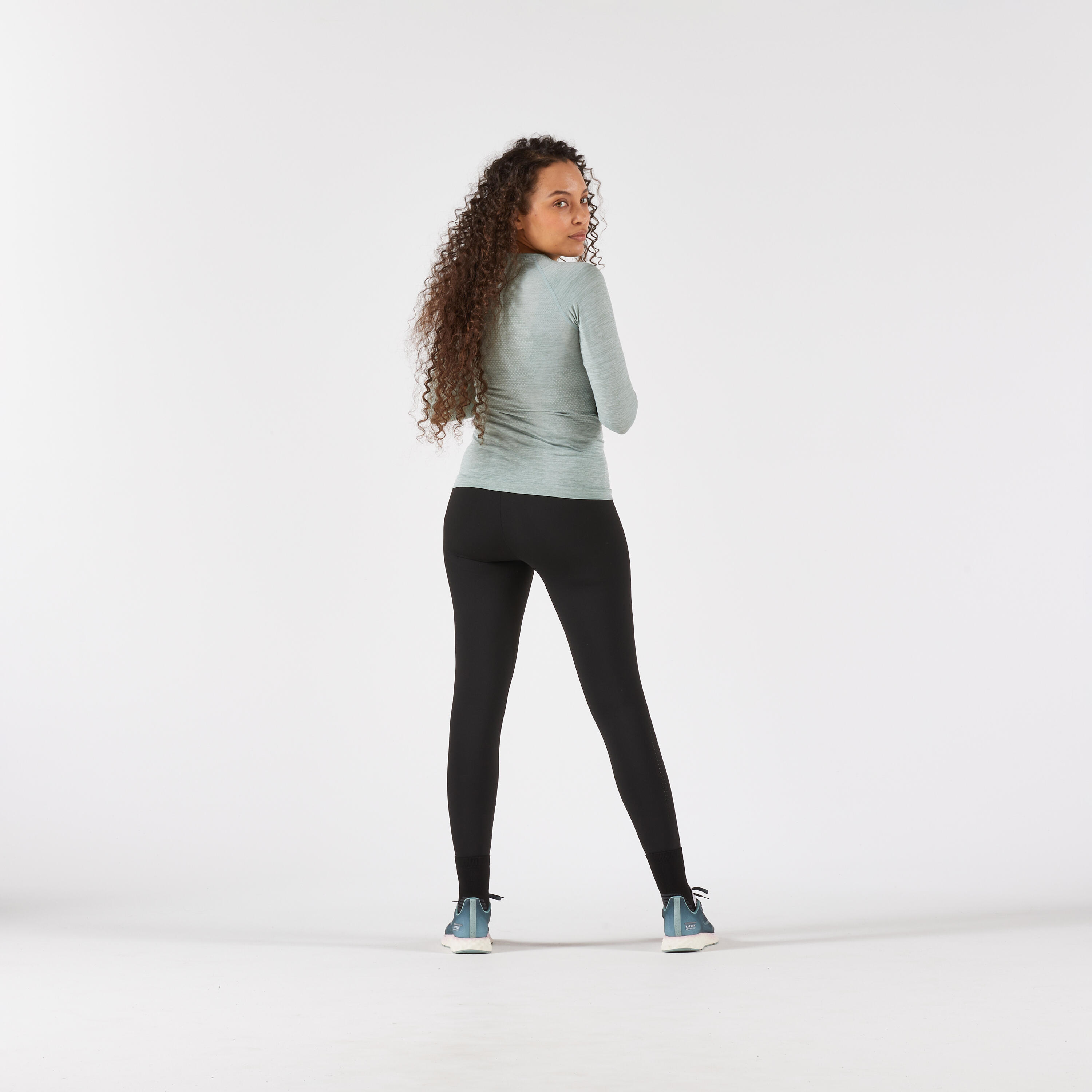 Chandail de course à manches longues sans coutures femme, Run 500 7/7