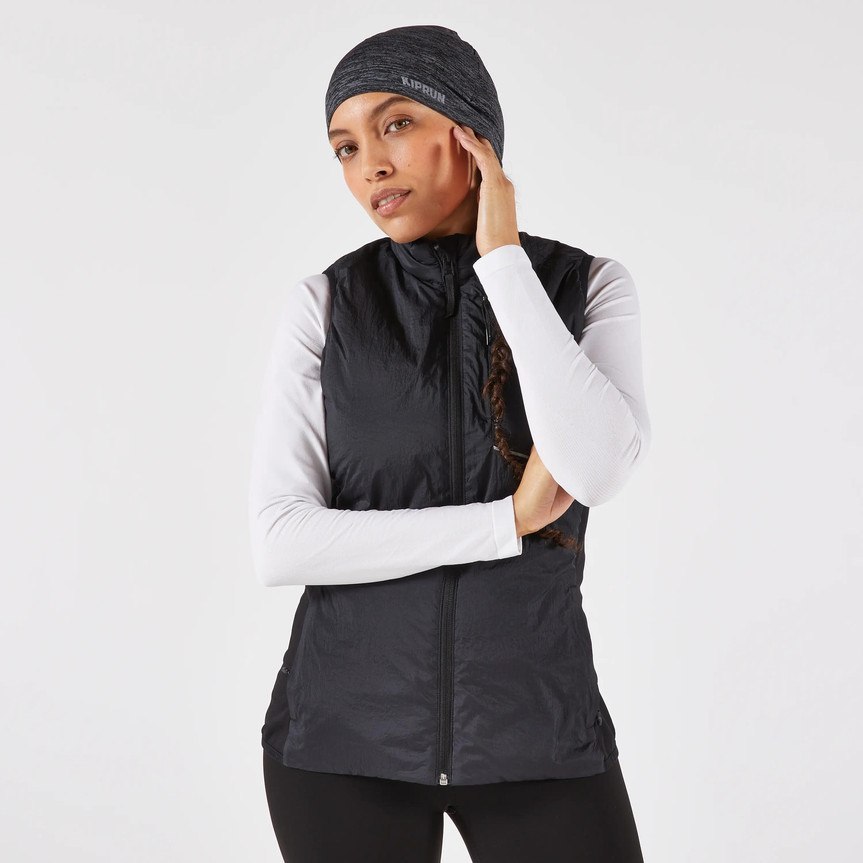 Kiprun Adult Seamless Running Hat - Mottled Grey 8/8