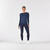T-Shirt manches longues running Femme sans couture, KIPRUN Run 500  bleu foncé