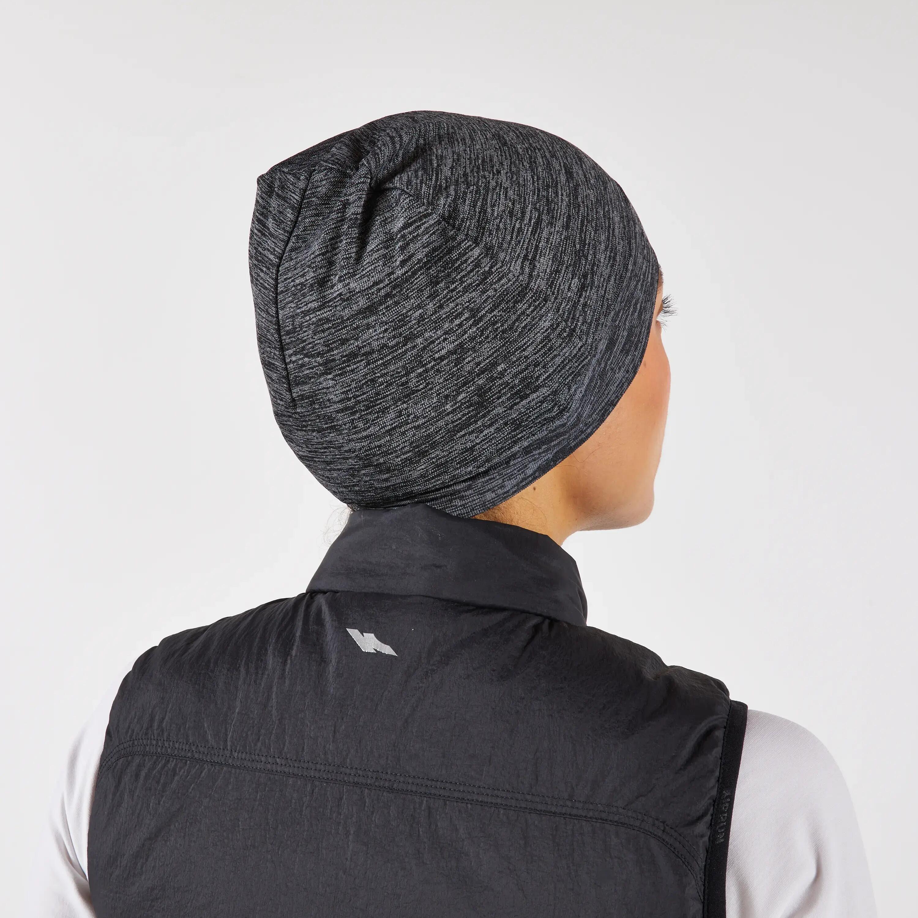 Kiprun Adult Seamless Running Hat - Mottled Grey -  4