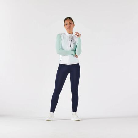 Жилет жіночий RUN 500 для бігу вітрозахисний білий