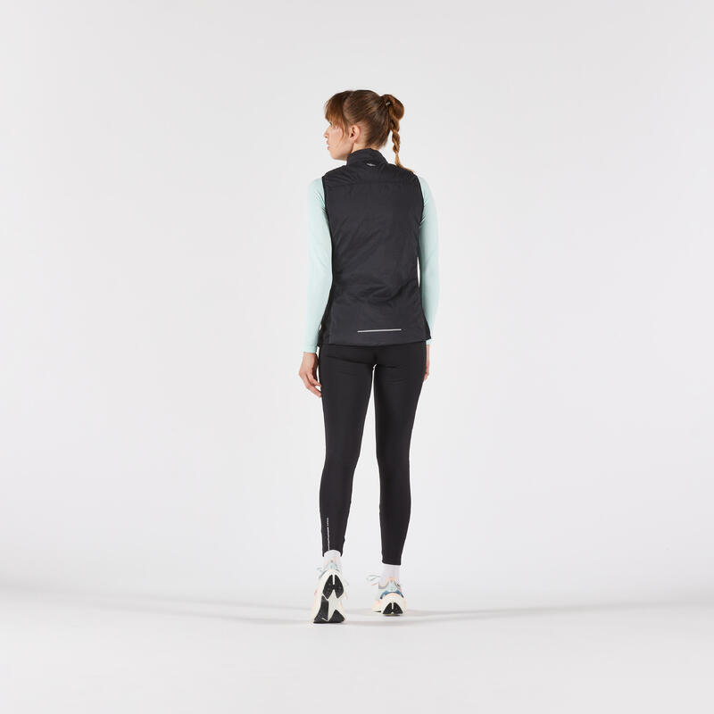 Dámská běžecká hřejivá vesta Run 500 Warm