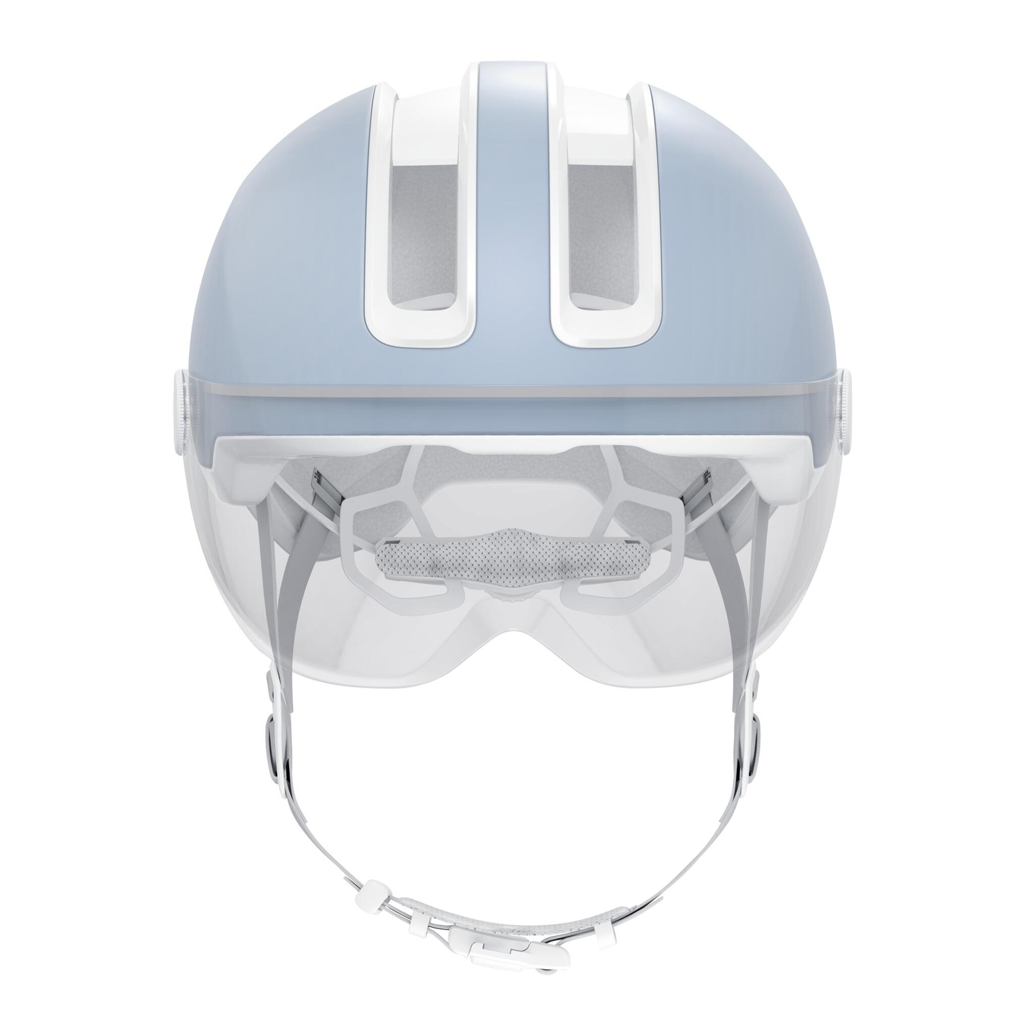 Fahrradhelm City ABUS HUD-Y ACE pure aqua 4/5