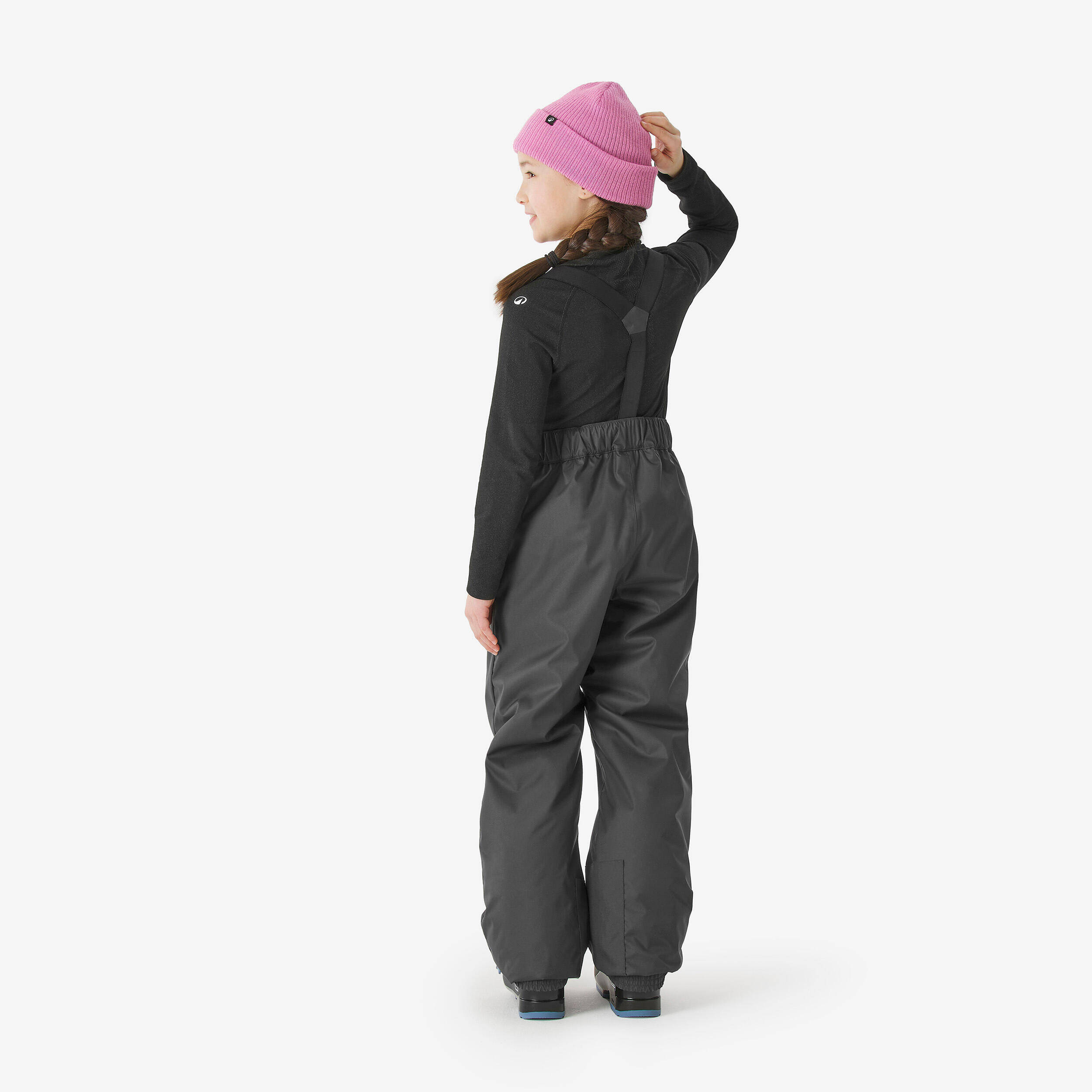 Kids' Ski Trousers 5-14 Years 100 - Black -  4