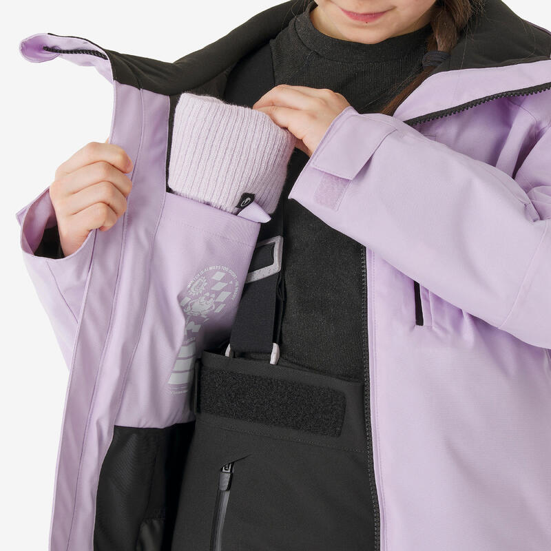 Çocuk Kayak Montu - 6/14 Yaş - Lila - SKI500