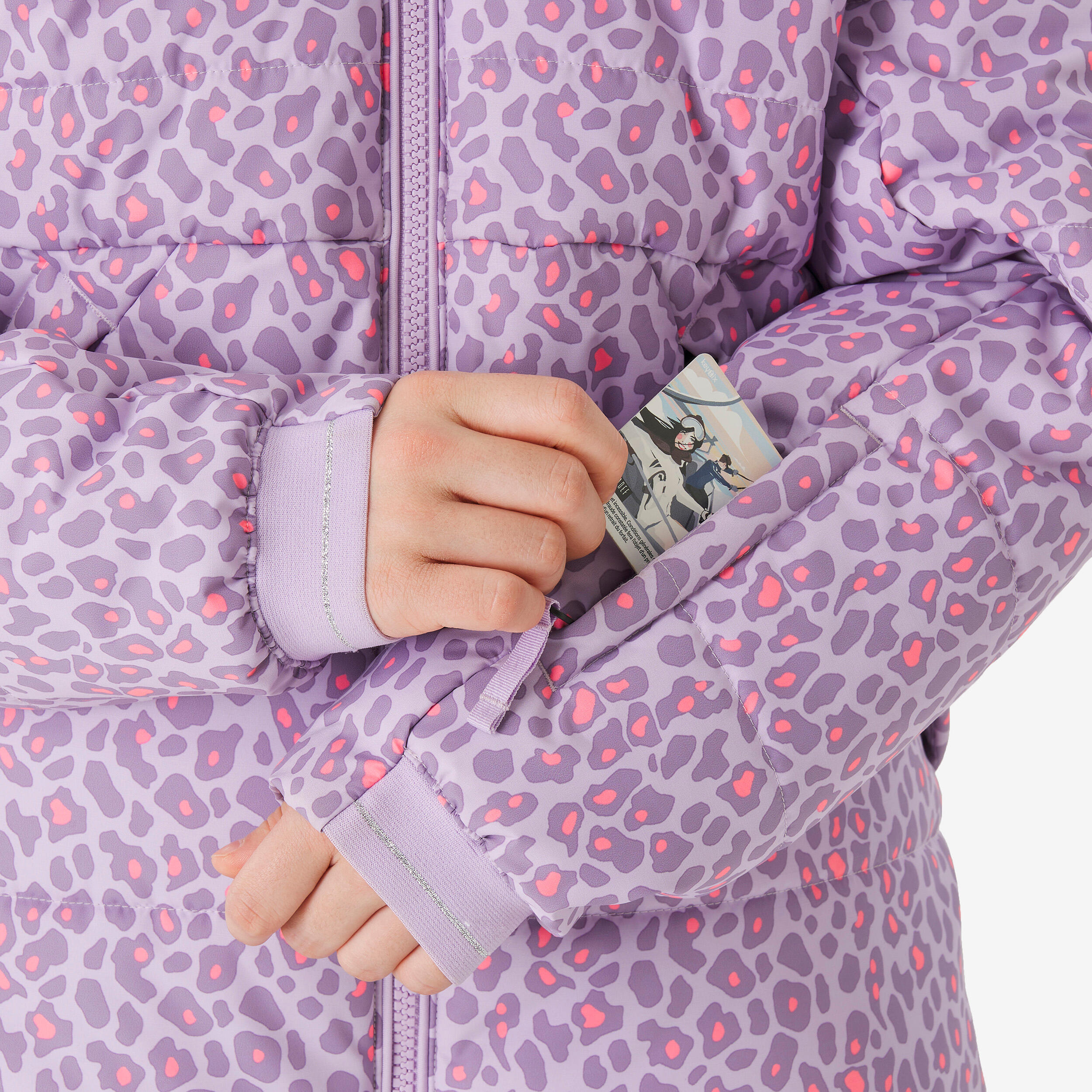 Kids’ Warm Padded Ski Jacket, 100 Age 6–14 - WEDZE