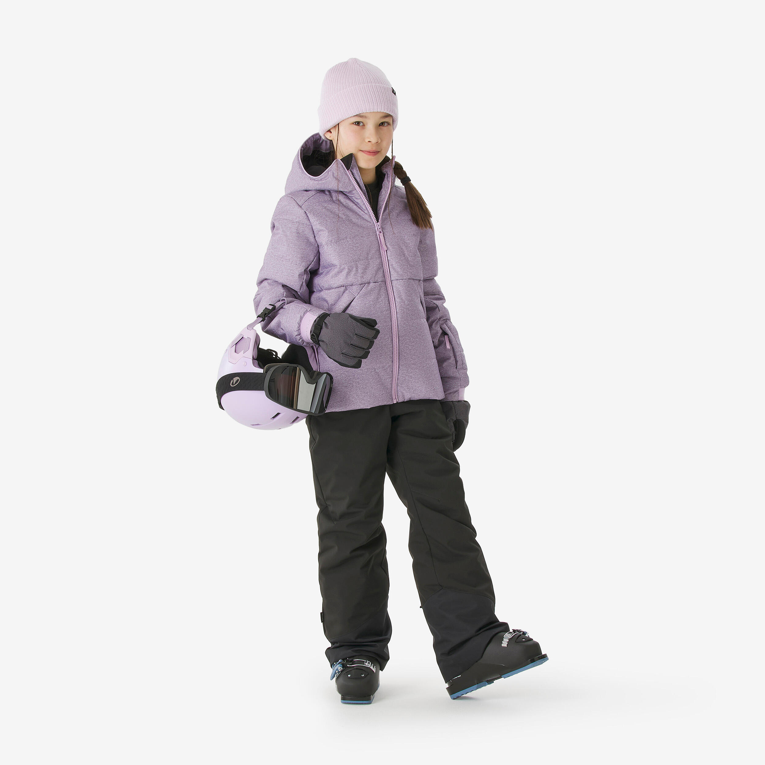 Kids’ Warm Padded Ski Jacket, 100 Age 6–14 - WEDZE