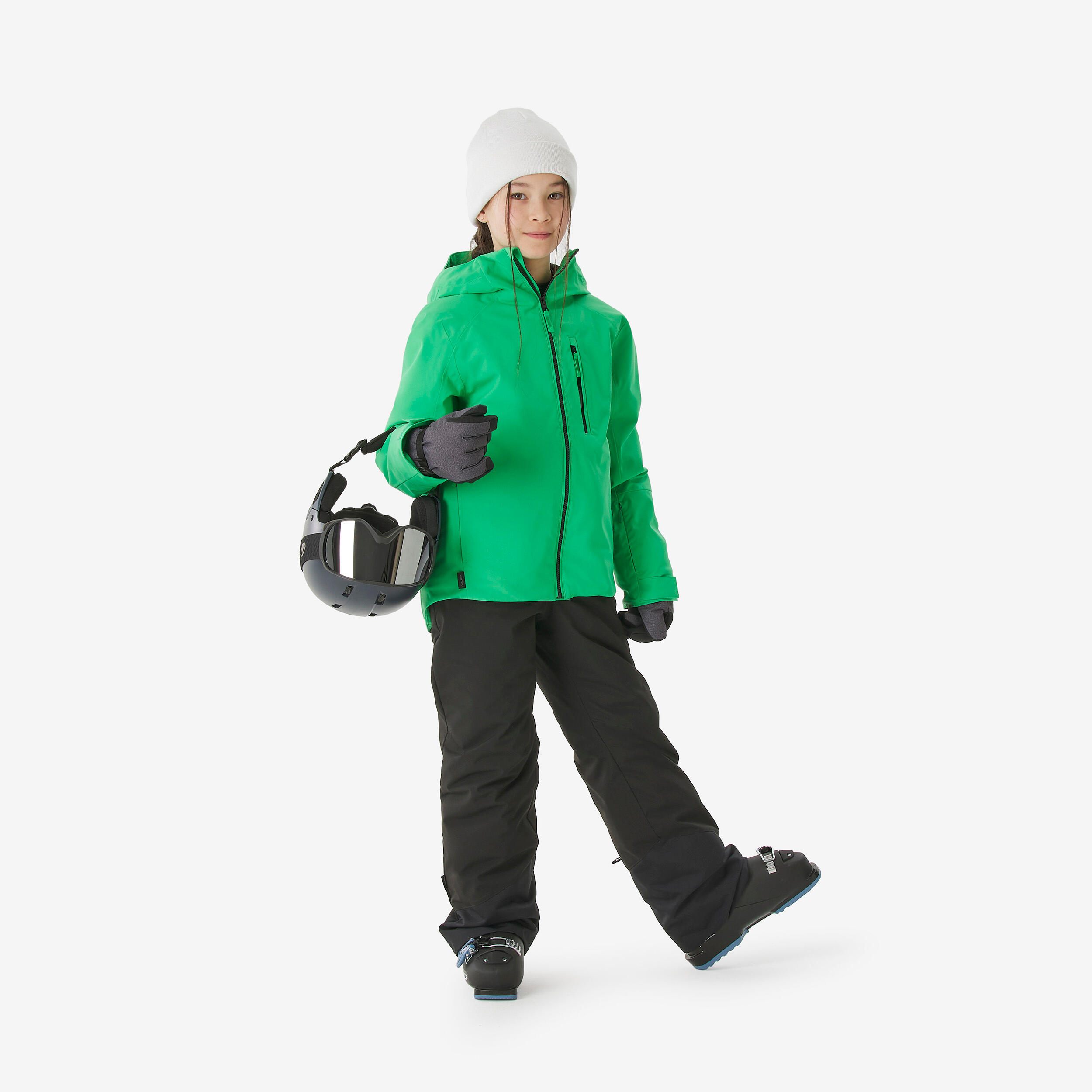 Kids’ Warm and Waterproof Ski Jacket, 500 Age 6–14 - WEDZE