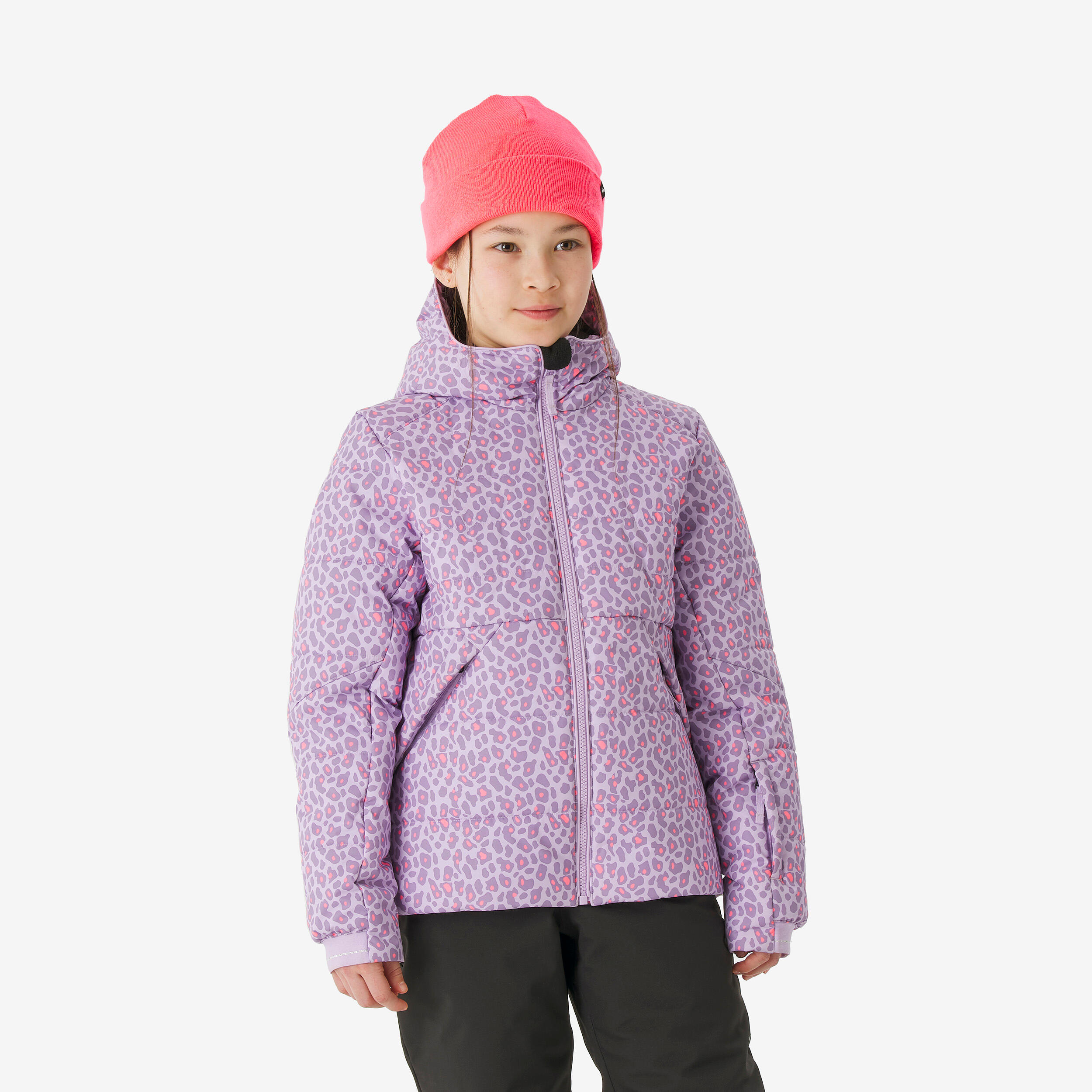 WEDZE Piumino sci bambina 100 WARM rosa