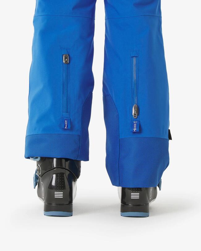 Pantalón de esquí para niños, cálido e impermeable, PNF 900 - Rojo