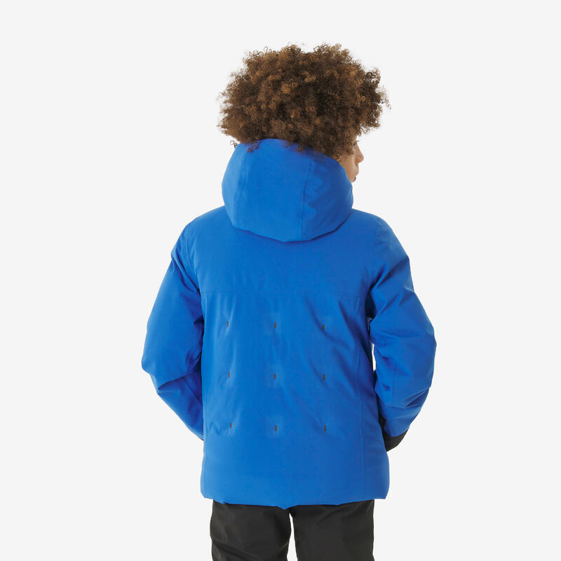 Çocuk Şişme Kayak Montu - 6/14 Yaş - Mavi - 500 Warm