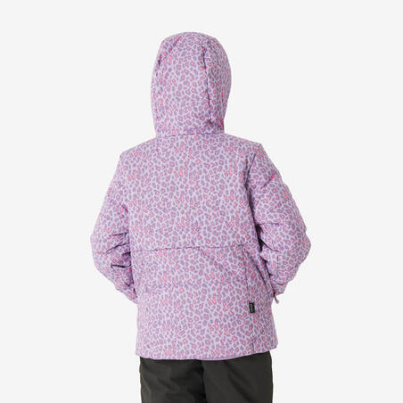 Куртка лижна дитяча 100 тепла на вік 6-14 років світло-фіолетова
