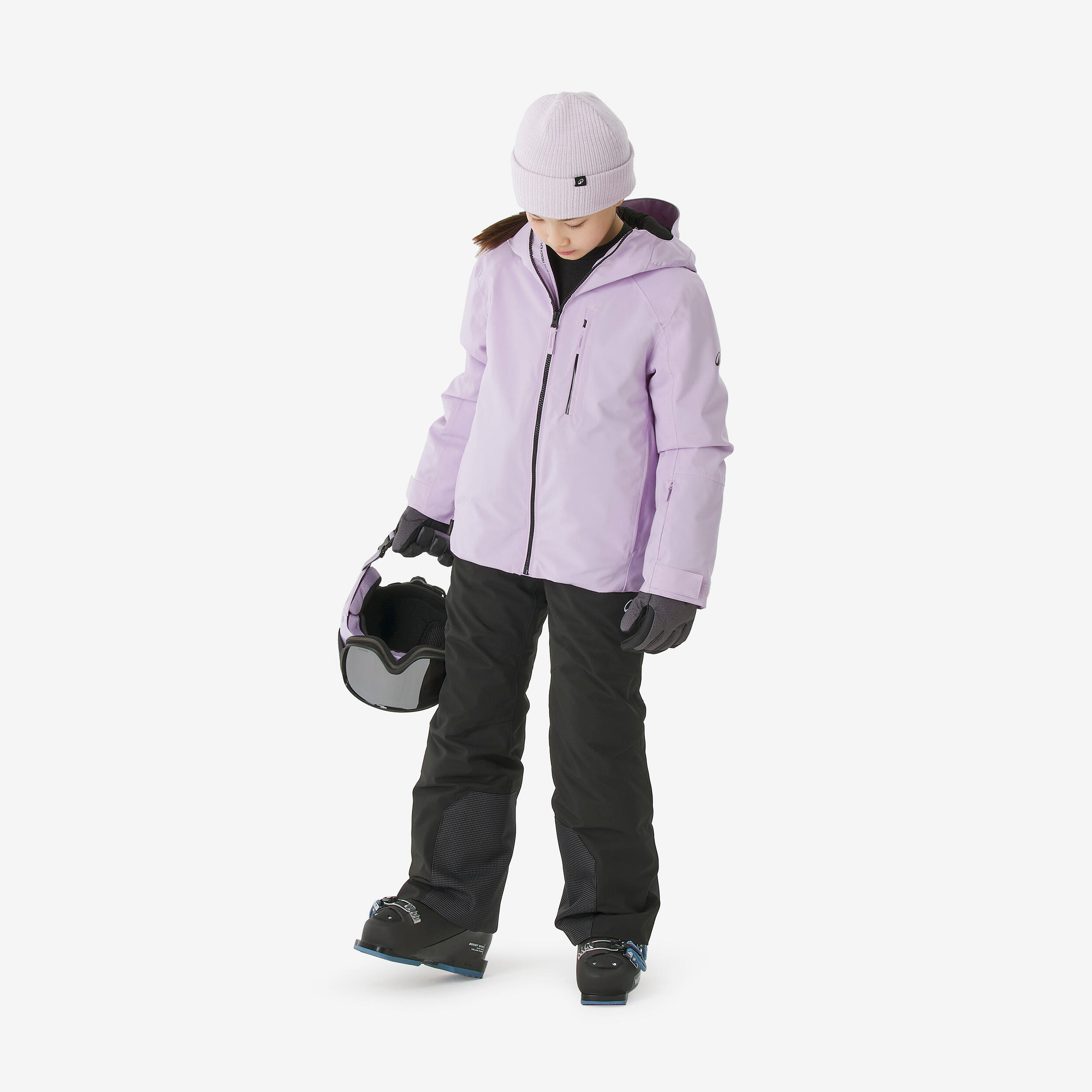 Manteau de ski chaud et imperméable enfant, 500 Âge 6-14 ans 2/15