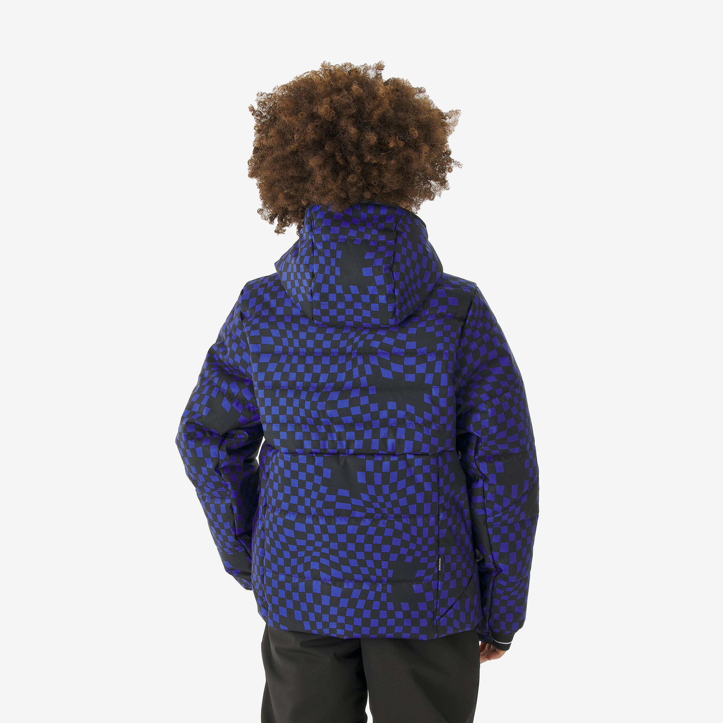Casaco acolchoado de ski quente criança 6-14 anos, 100 WARM azul 4/10
