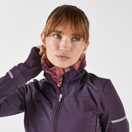 Scaldacollo running adulto WARM+ V2 arancione-rosa