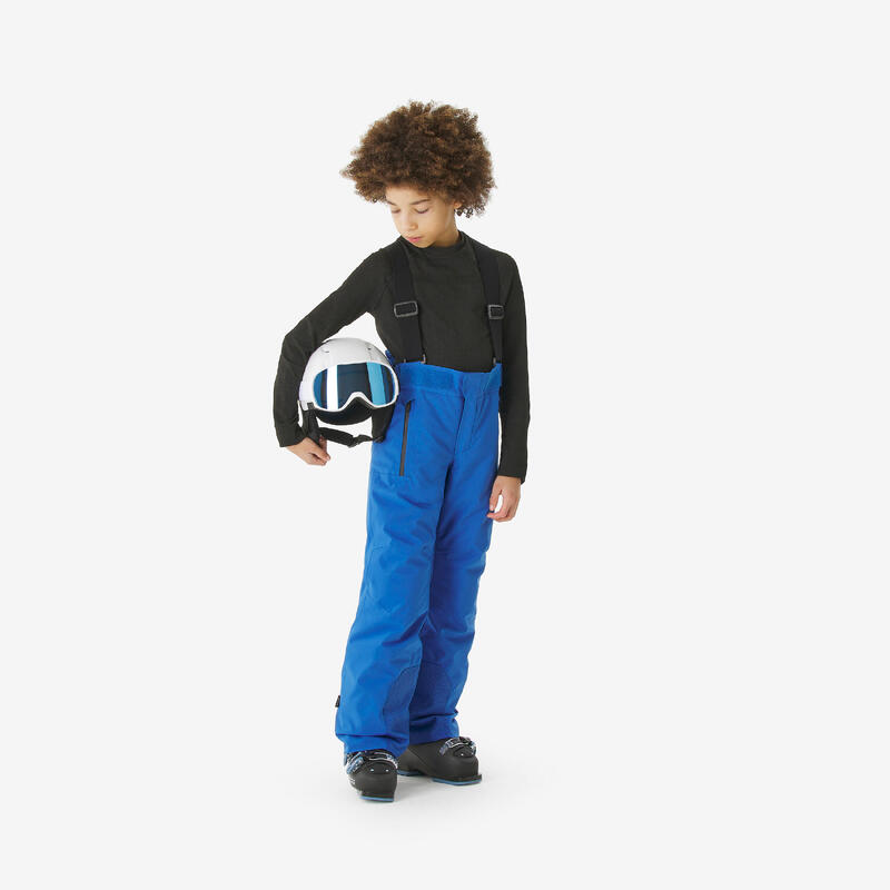 Pantalon de ski chaud et très imperméable garçon 8-16 ans, 900 PNF noir