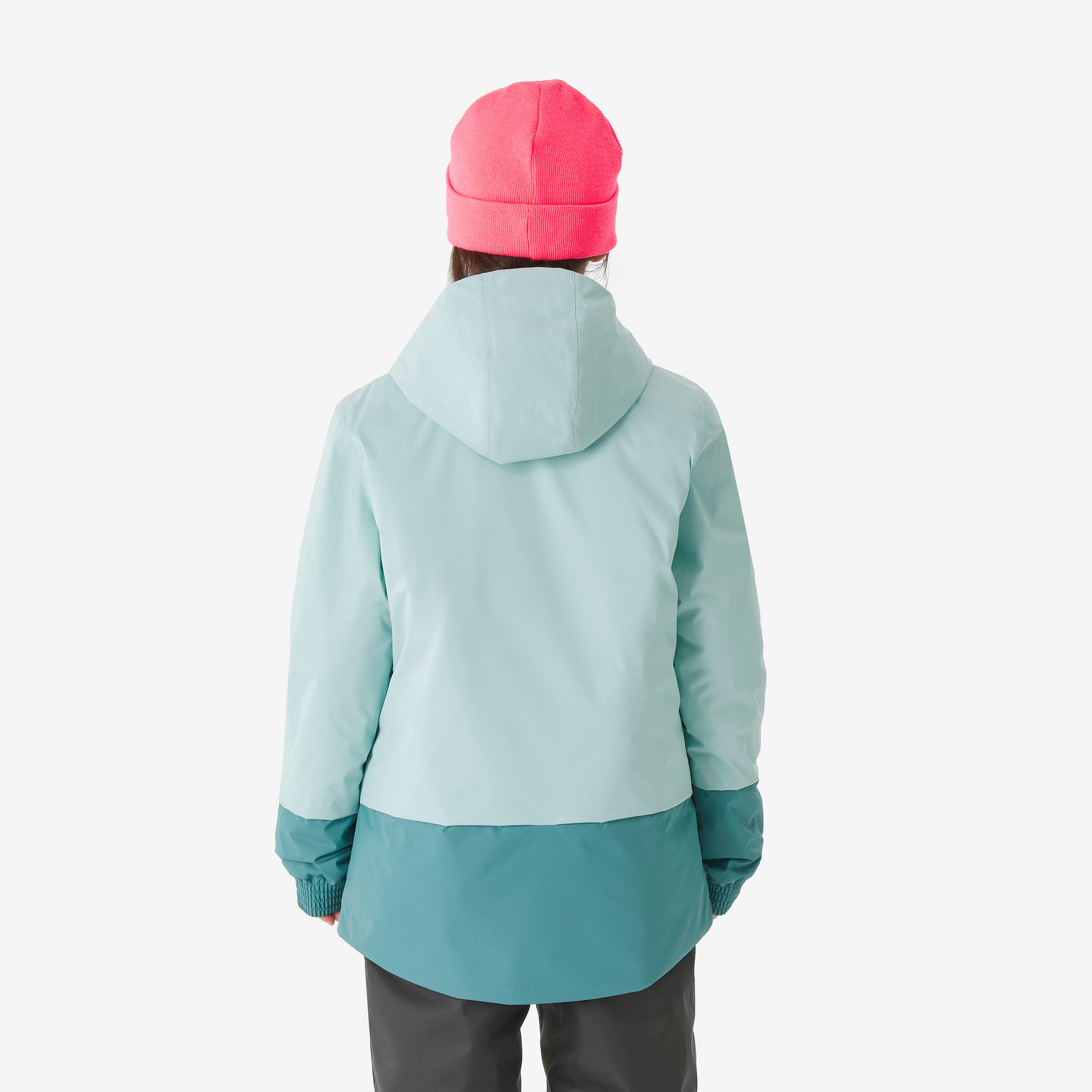 Kids’ warm ski suit, 5-15 years, SKI100 - Turquoise