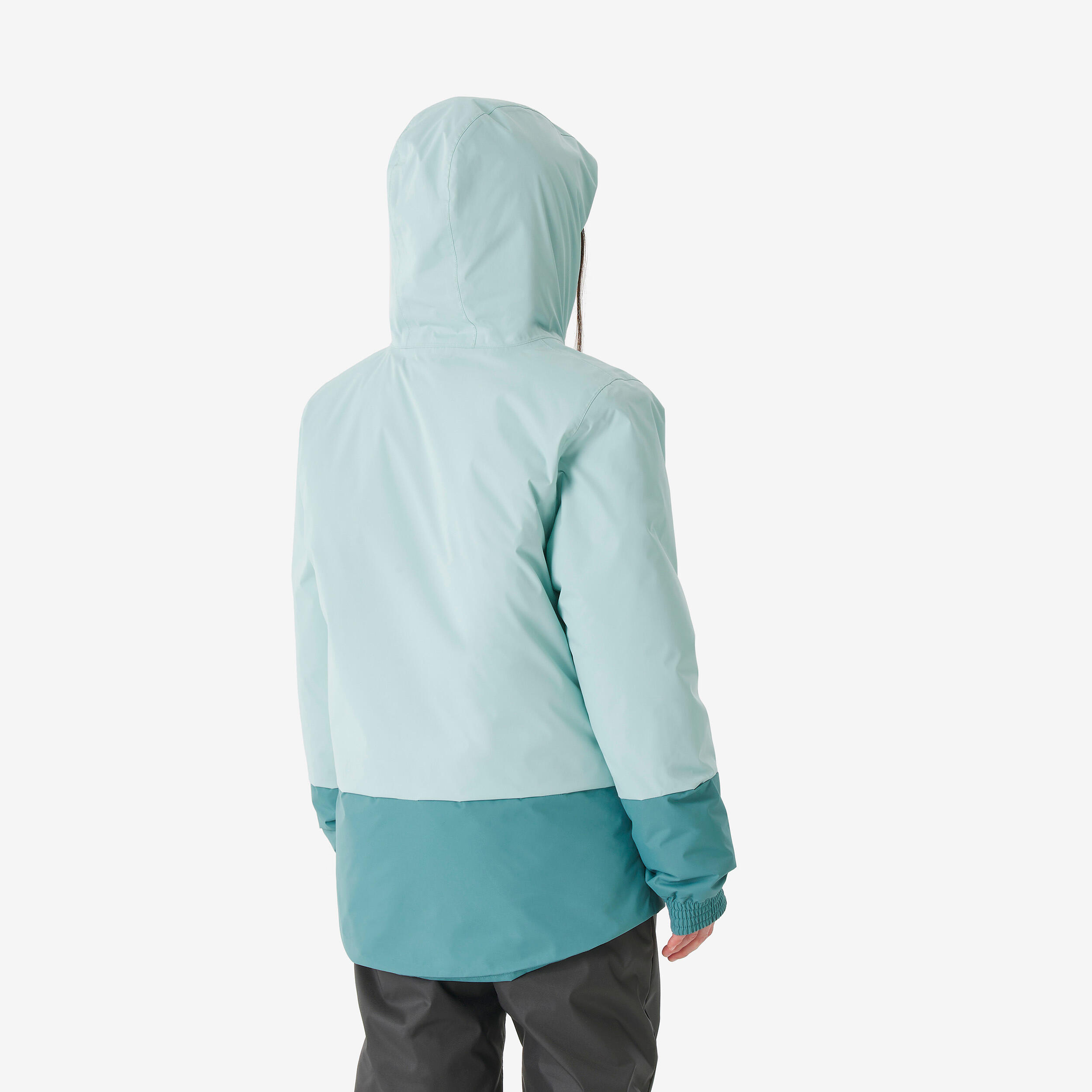 Kids’ warm ski suit, 5-15 years, SKI100 - Turquoise