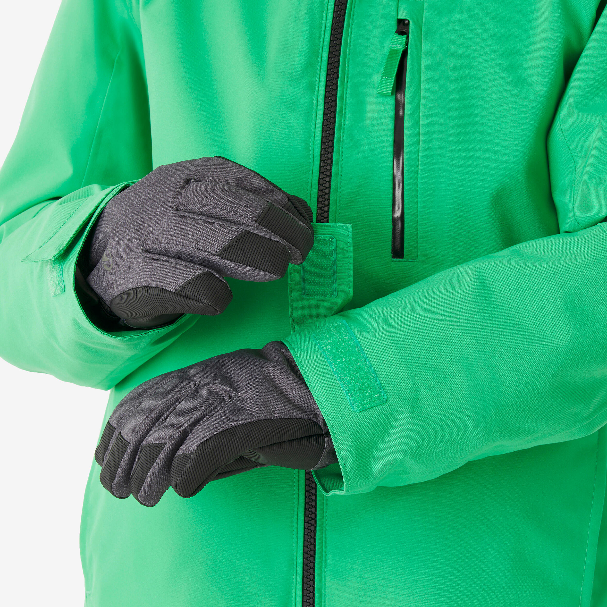 Manteau de ski chaud et imperméable enfant, 500 Âge 6-14 ans 12/20