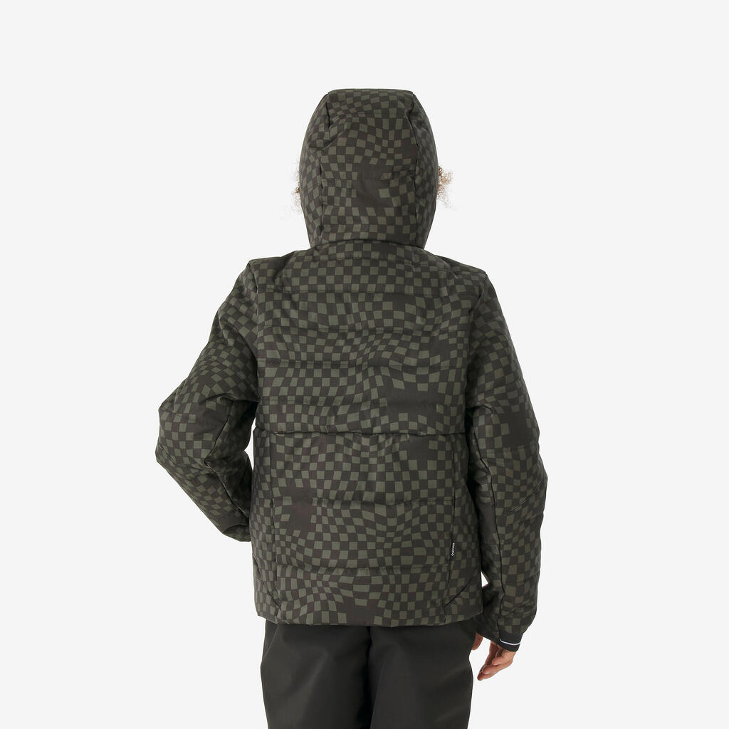 Παιδικό ζεστό μπουφάν σκι με επένδυση 100 WARM, 6-14 ετών - Μπλε