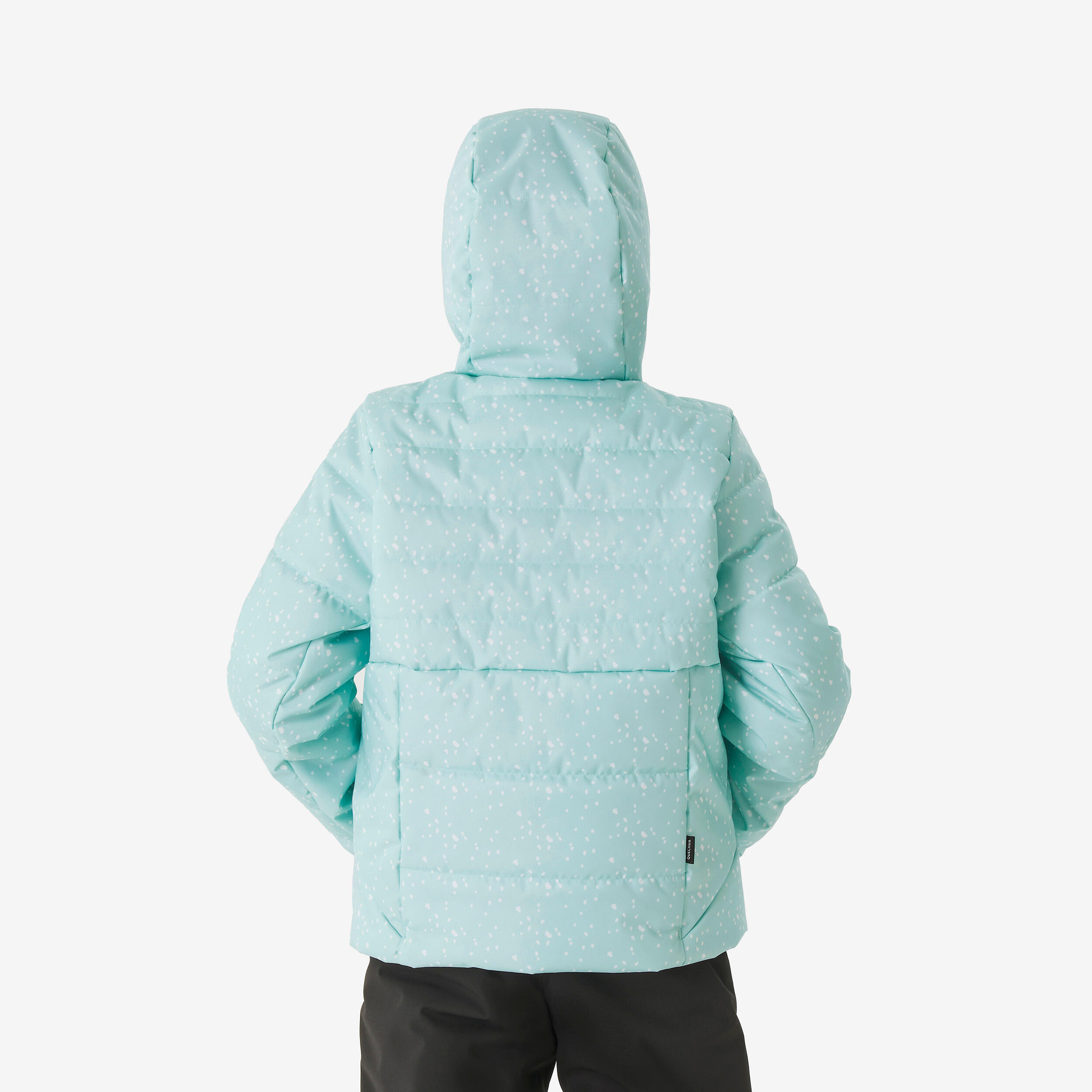 Piumino sci bambino 100 WARM turchese 3/10