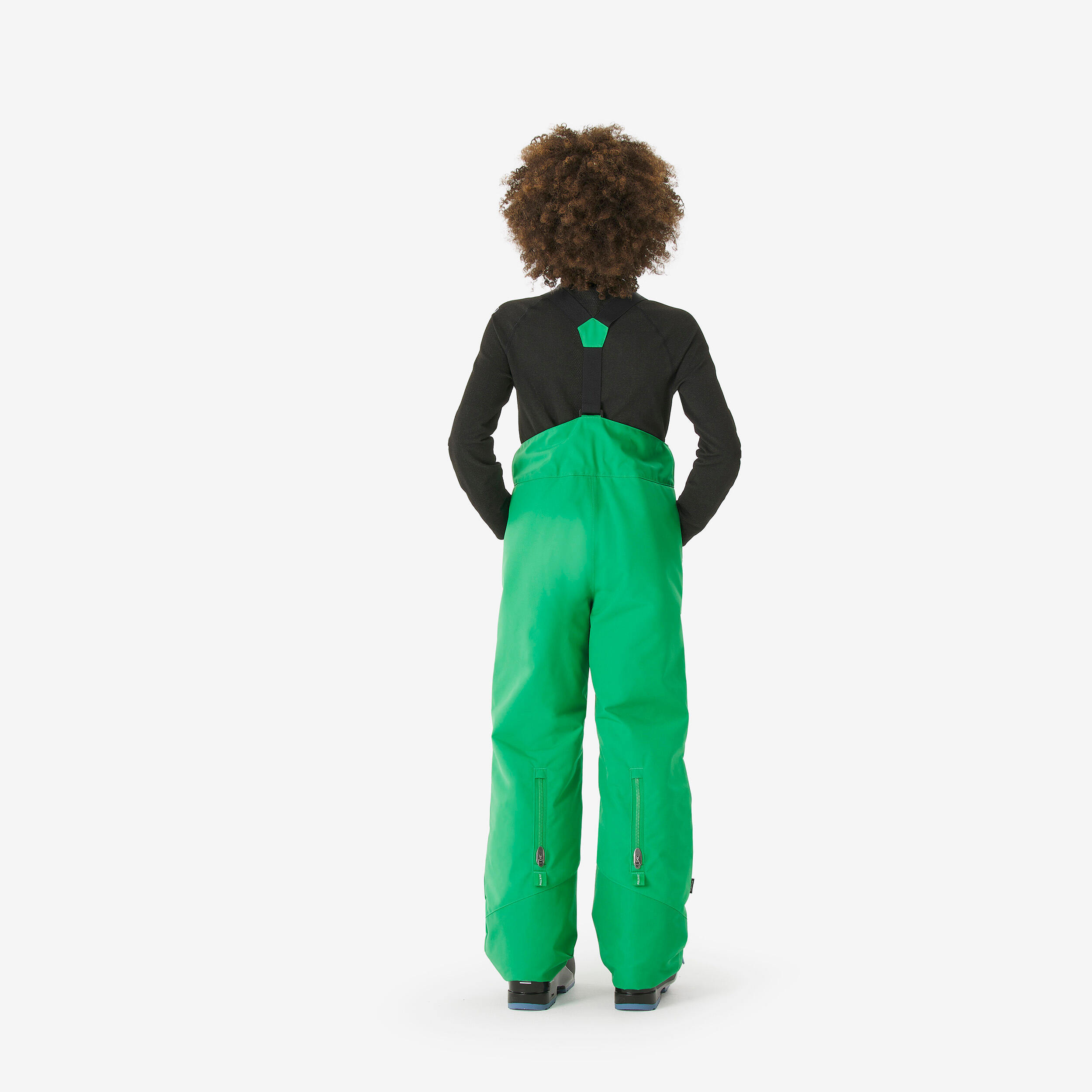 Pantalón de esquí cálido e impermeable niños 6 - 14 años, 500 PNF verde  3/9