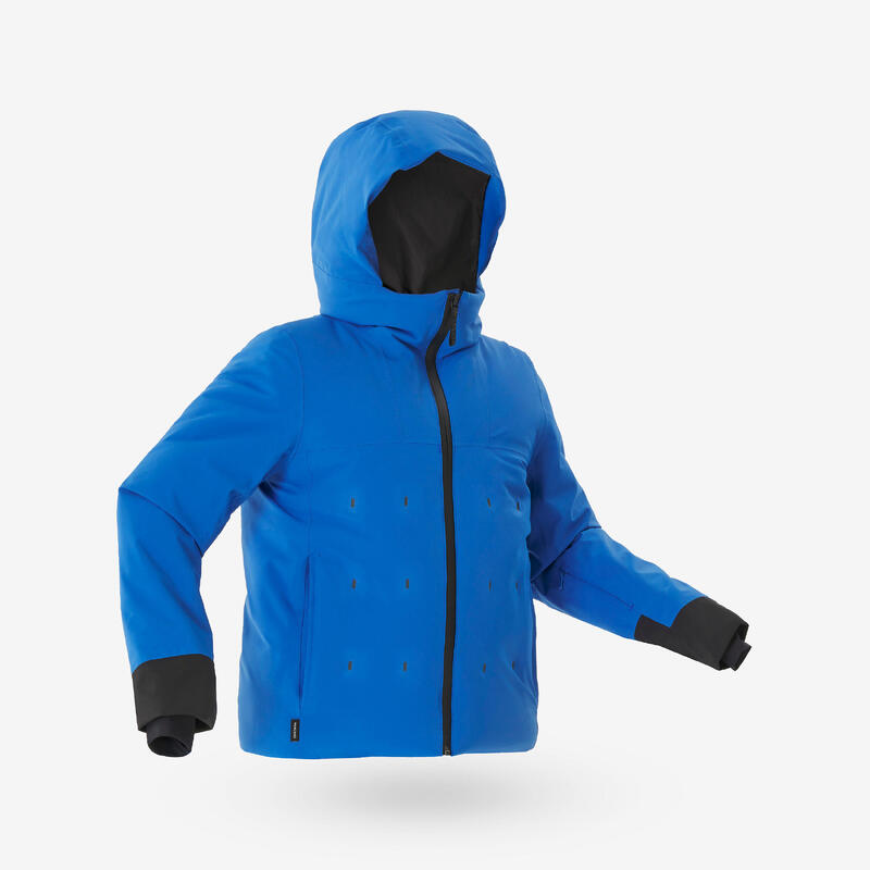 Çocuk Şişme Kayak Montu - 6/14 Yaş - Mavi - 500 Warm