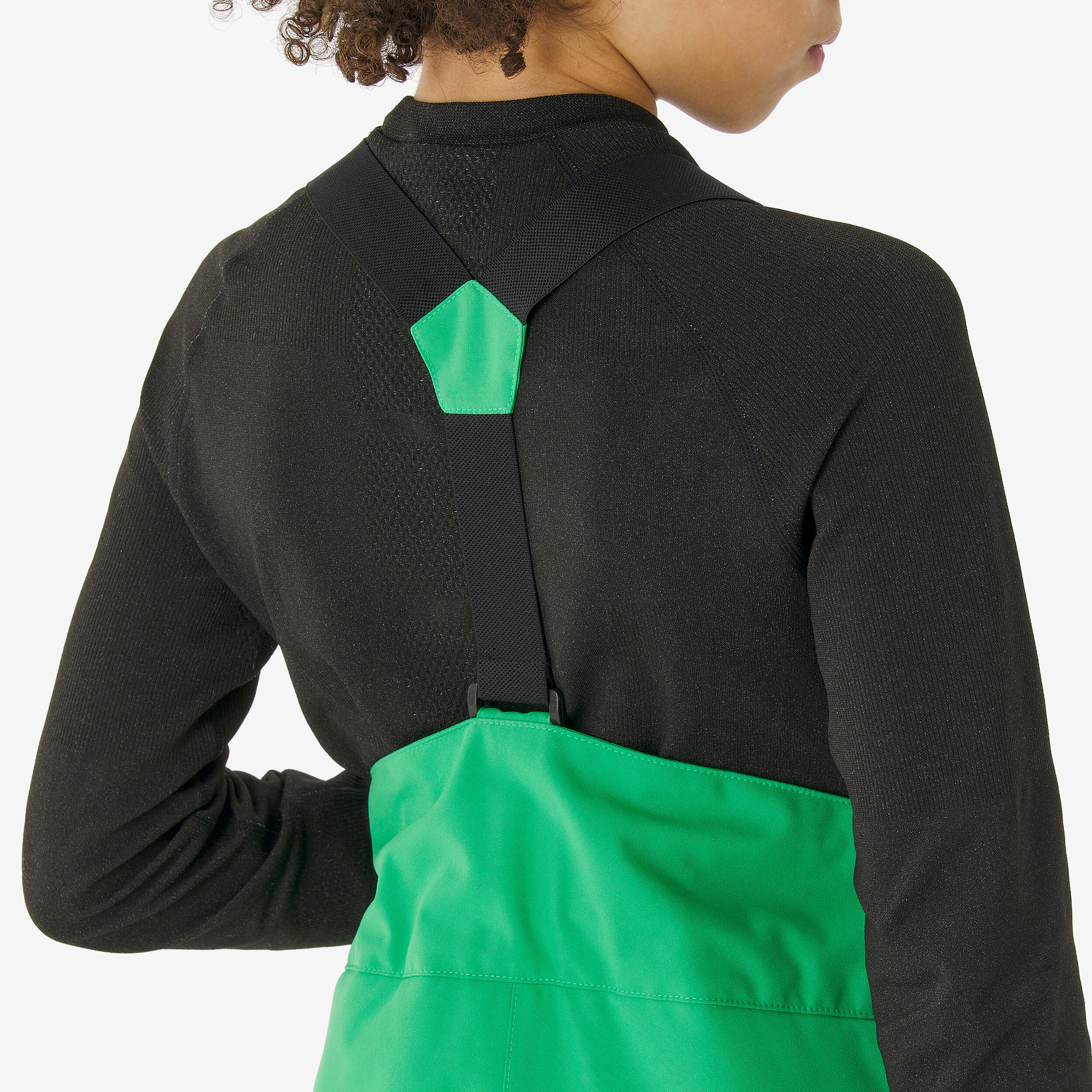 Pantalón de esquí cálido e impermeable niños 6 - 14 años, 500 PNF verde  5/9