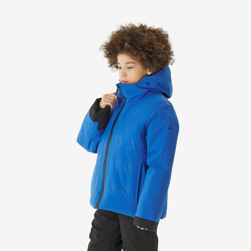 Çocuk Şişme Kayak Montu - 6/14 Yaş - Mavi - 500 Warm