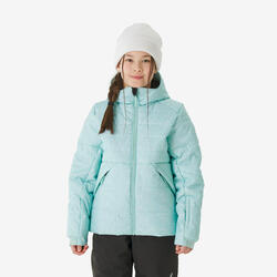 Doudoune de ski enfant très chaude et imperméable 180 WARM - noir et grise