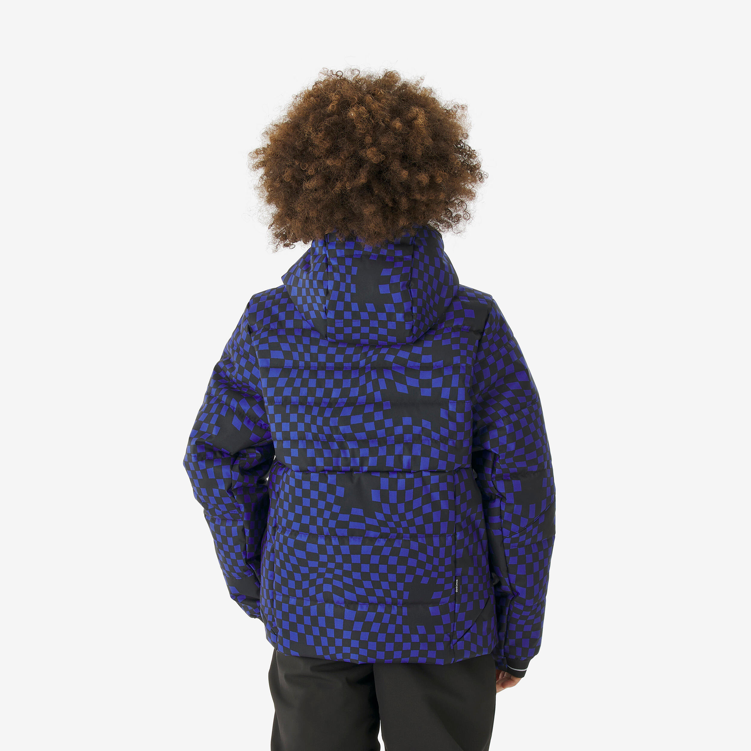 Casaco acolchoado de ski quente criança 6-14 anos, 100 WARM azul 5/10
