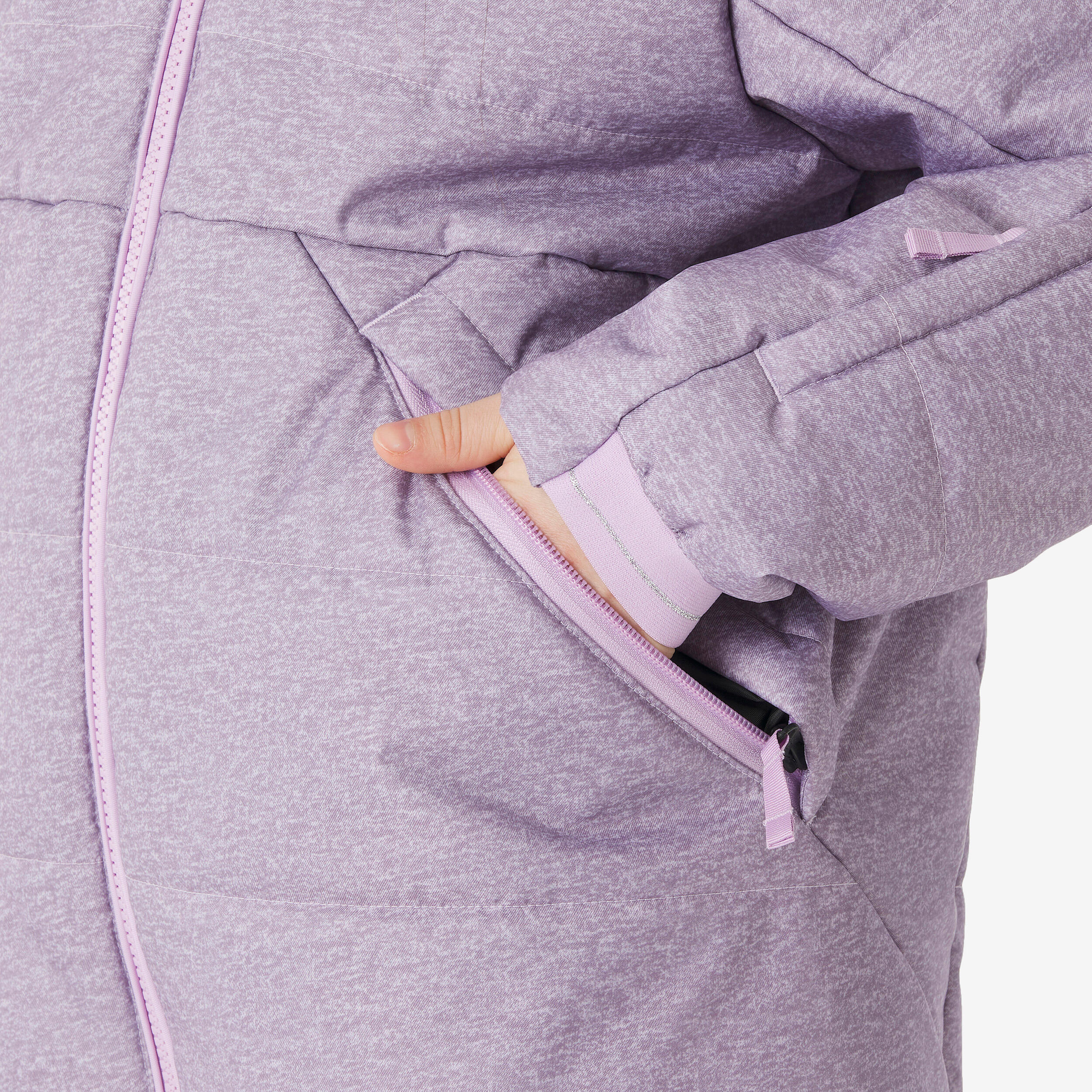 Kids’ Warm Padded Ski Jacket, 100 Age 6–14 - WEDZE