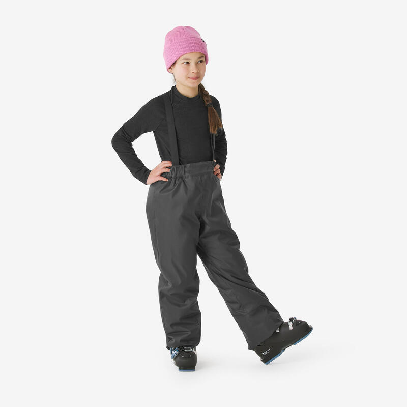 Çocuk Kayak Pantolonu - 5-13 Yaş - Siyah - 100