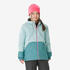 Kids’ warm ski suit, 5-15 years, SKI100 - Turquoise