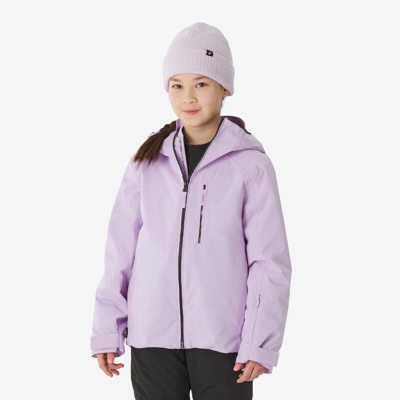 Veste de ski chaude et imperméable enfant 6-14 ans, SKI500 bleu